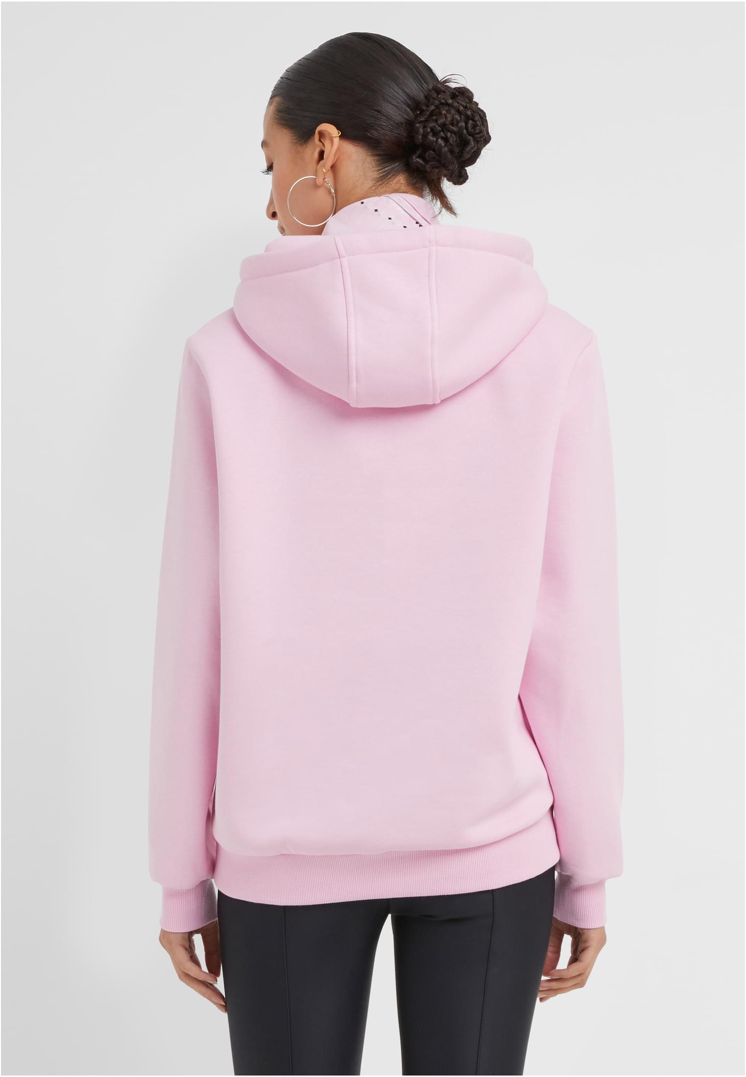 Babe Wording Ladies Fluffy Hoody softpink XXL - workoutbrands.com