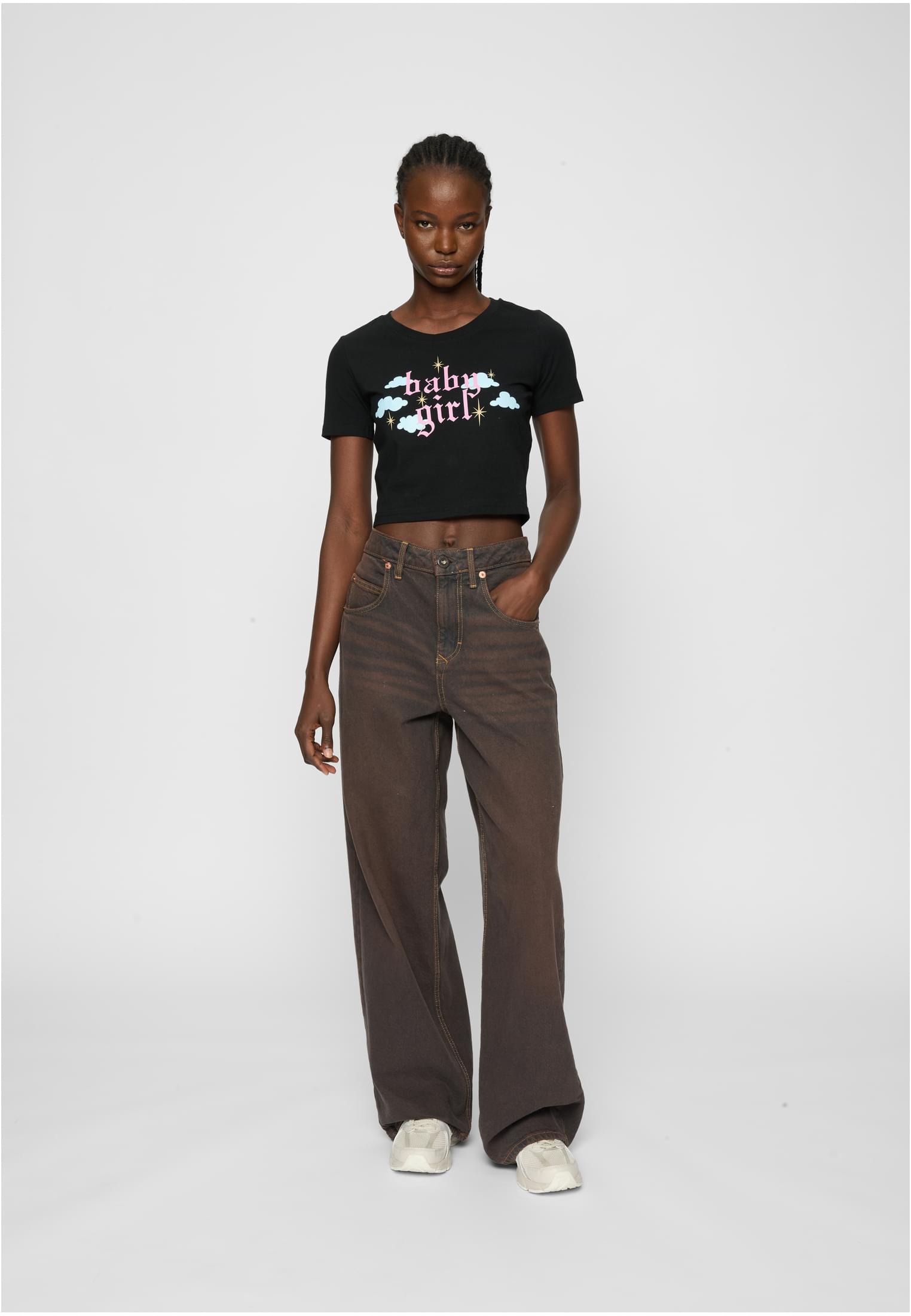 Baby Girl Cropped Tee white XXL - workoutbrands.com