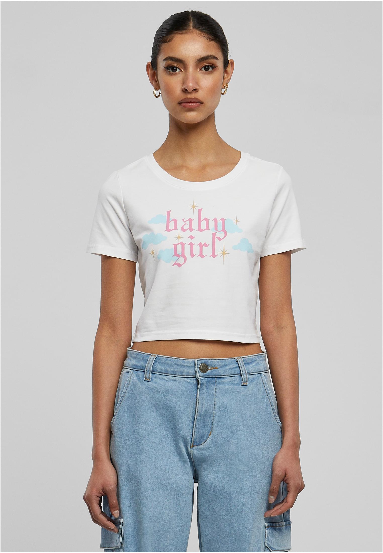 Baby Girl Cropped Tee white XXL - workoutbrands.com