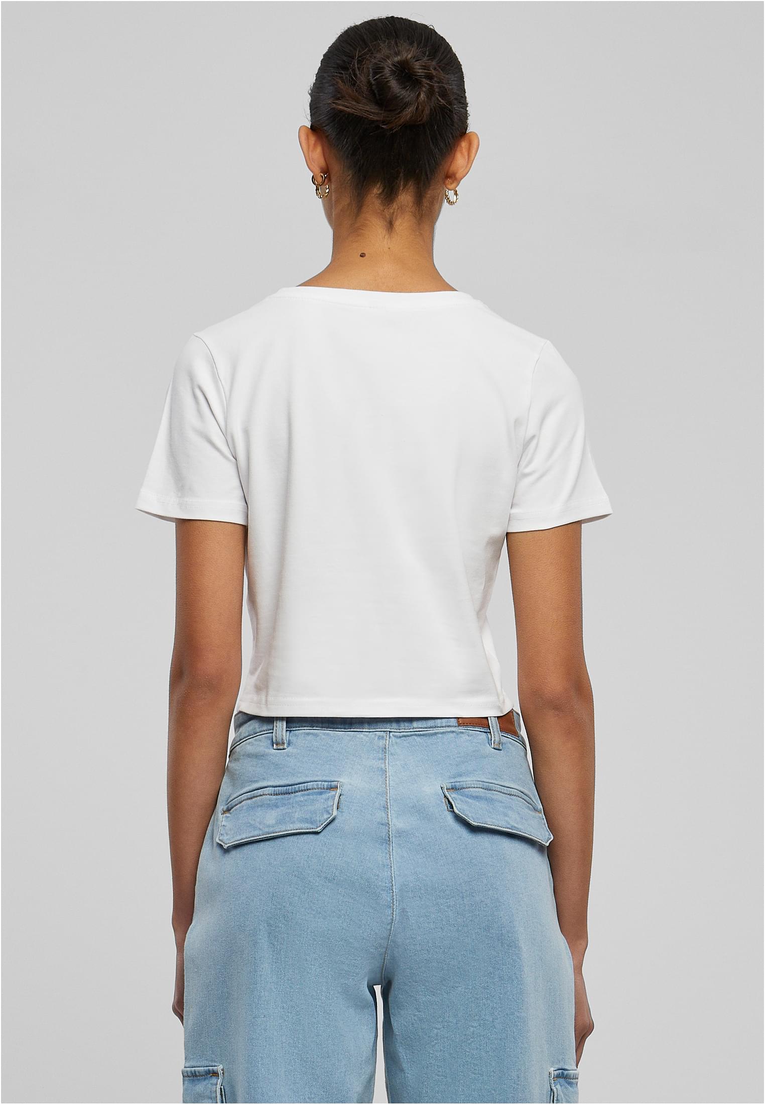 Baby Girl Cropped Tee white XXL - workoutbrands.com