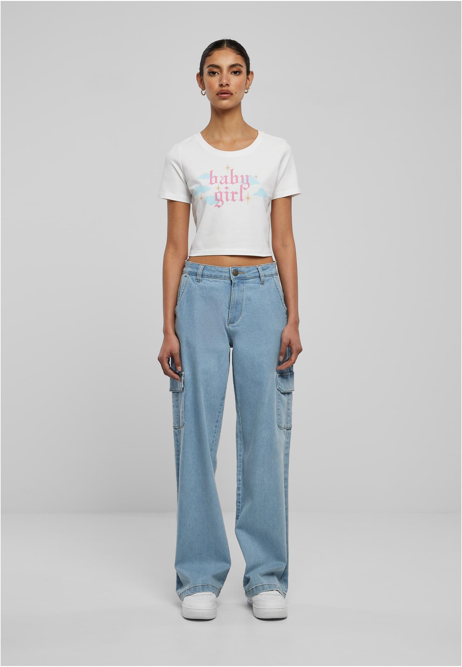 Baby Girl Cropped Tee white XXL - workoutbrands.com