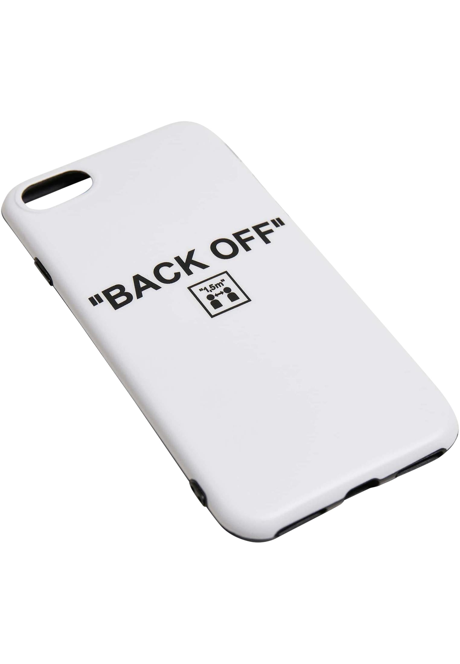 Back Off I Phone 6/7/8 Phone Case Set white/black one size - workoutbrands.com
