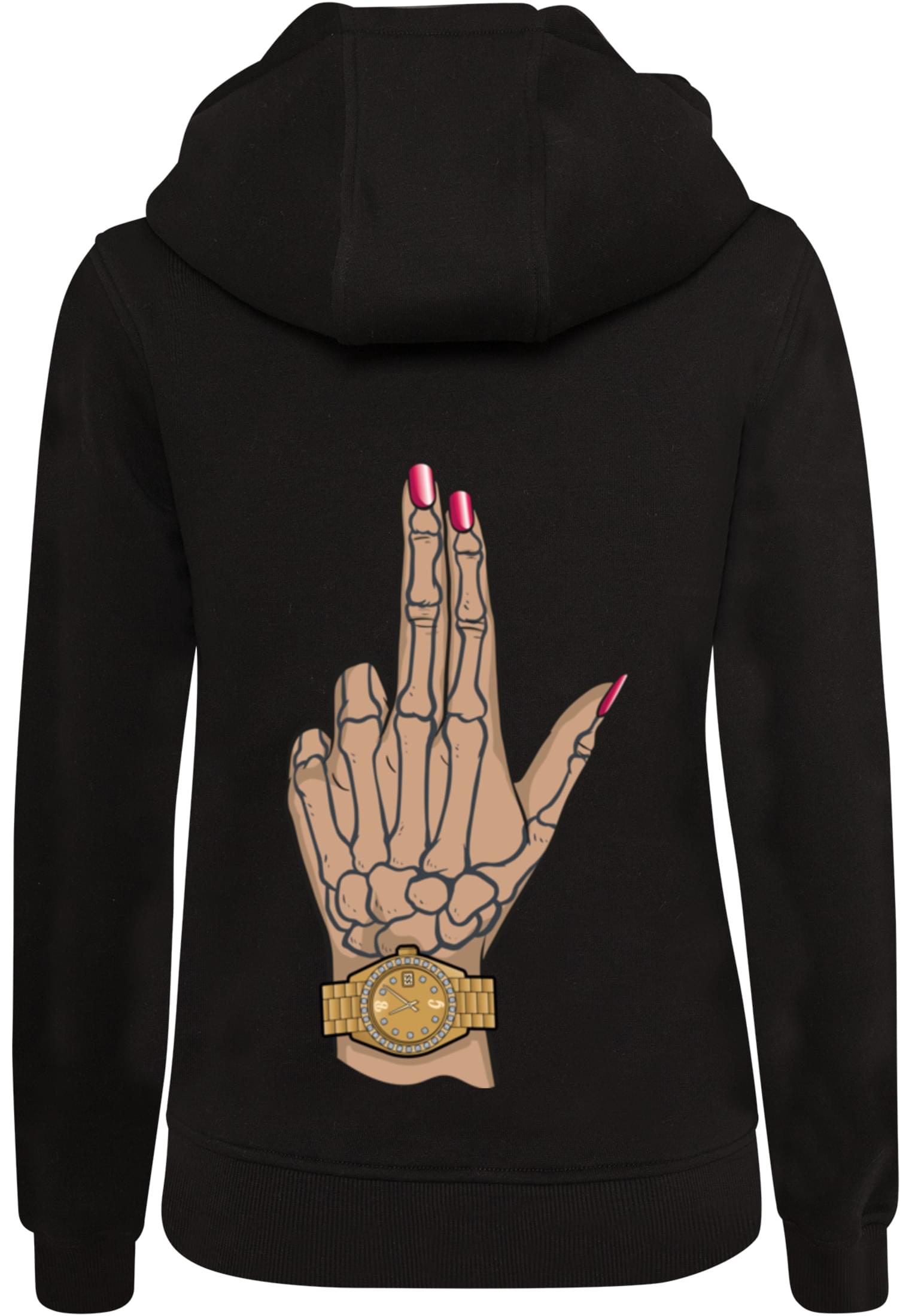 BadGirl Bang Hoody heather grey XXL - workoutbrands.com