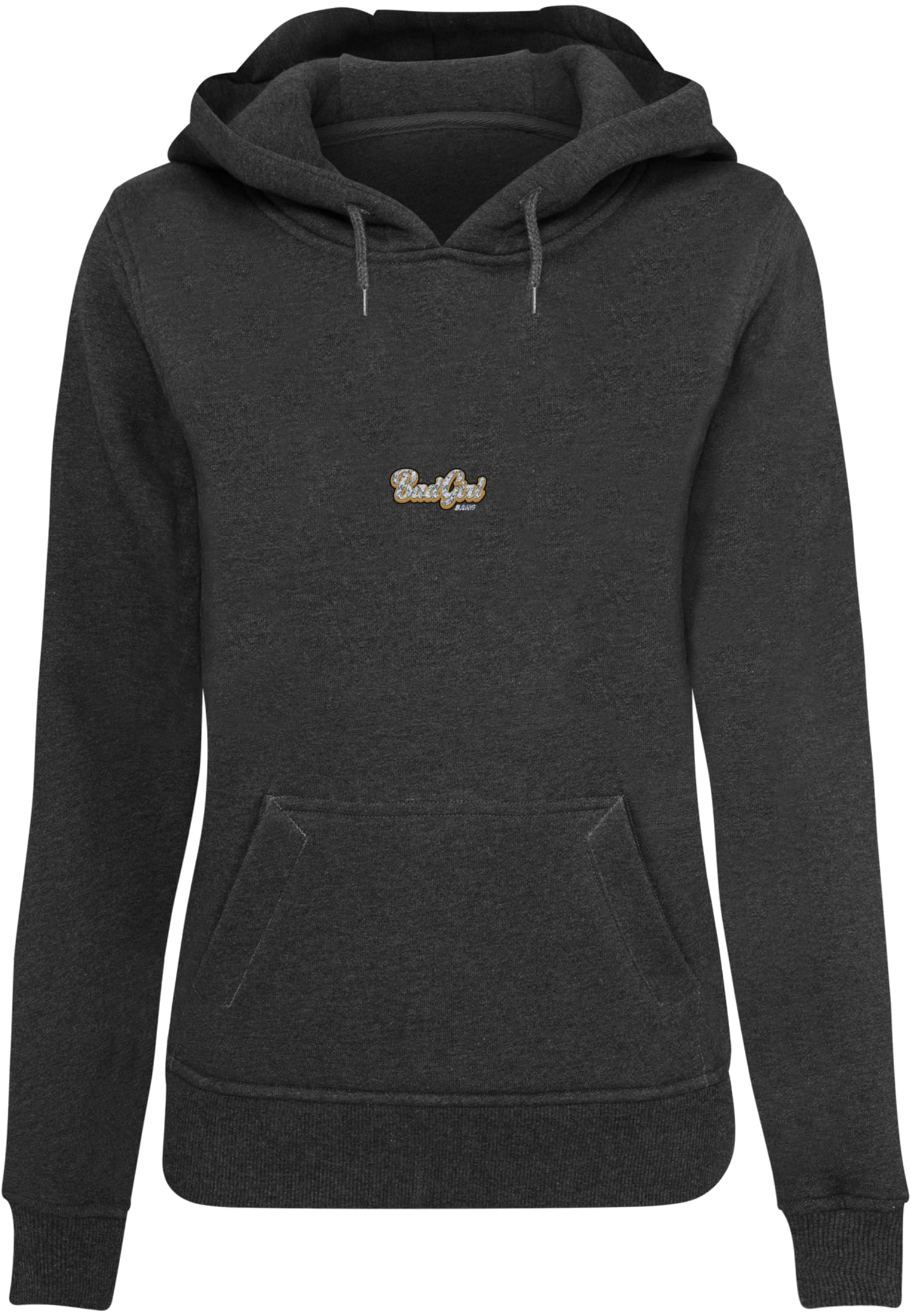BadGirl Bang Hoody heather grey XXL - workoutbrands.com