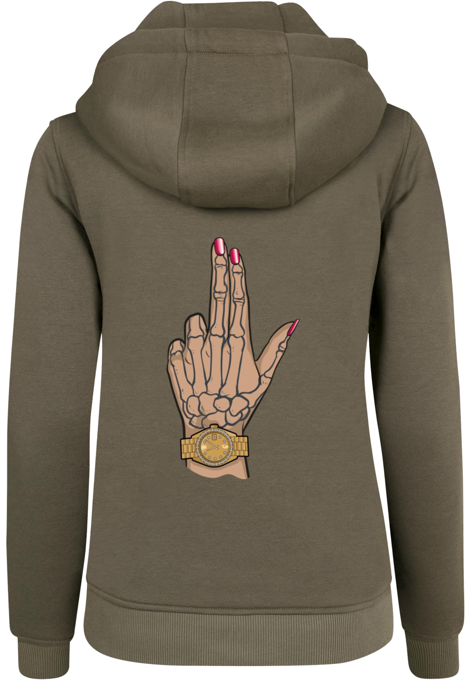 BadGirl Bang Hoody heather grey XXL - workoutbrands.com