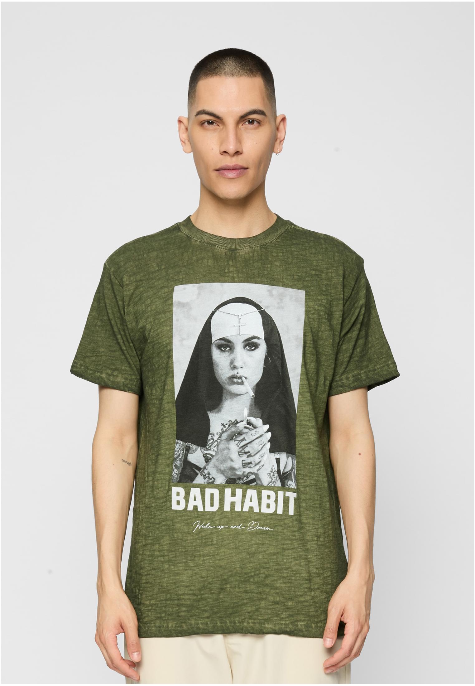 Bad Habit Tee burgundy XXL - workoutbrands.com