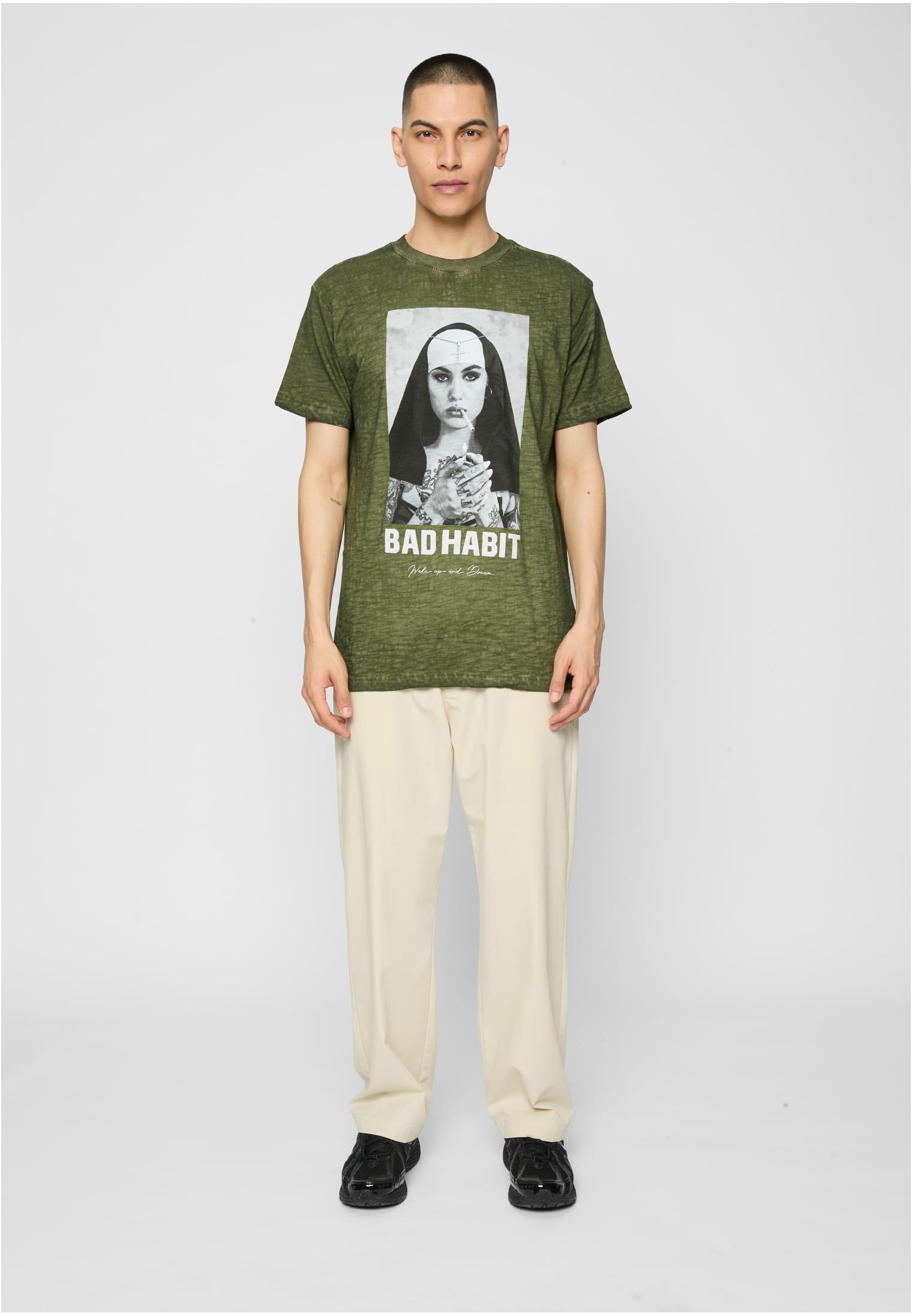 Bad Habit Tee burgundy XXL - workoutbrands.com