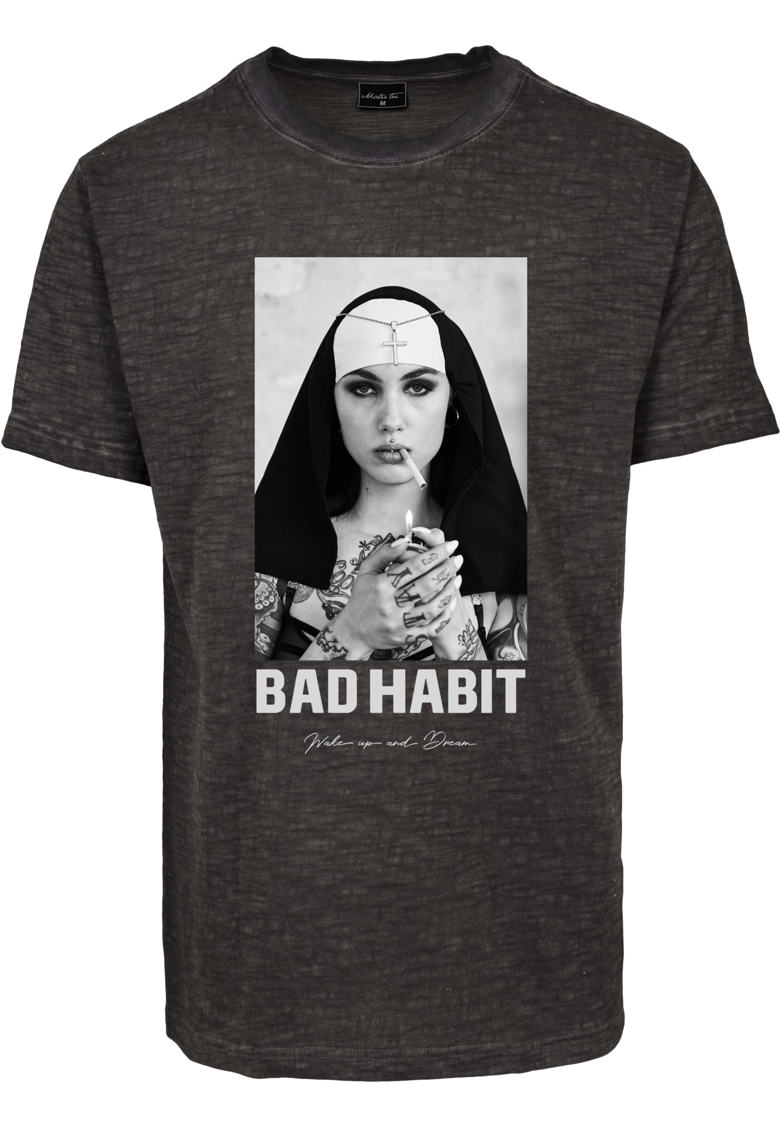 Bad Habit Tee burgundy XXL - workoutbrands.com