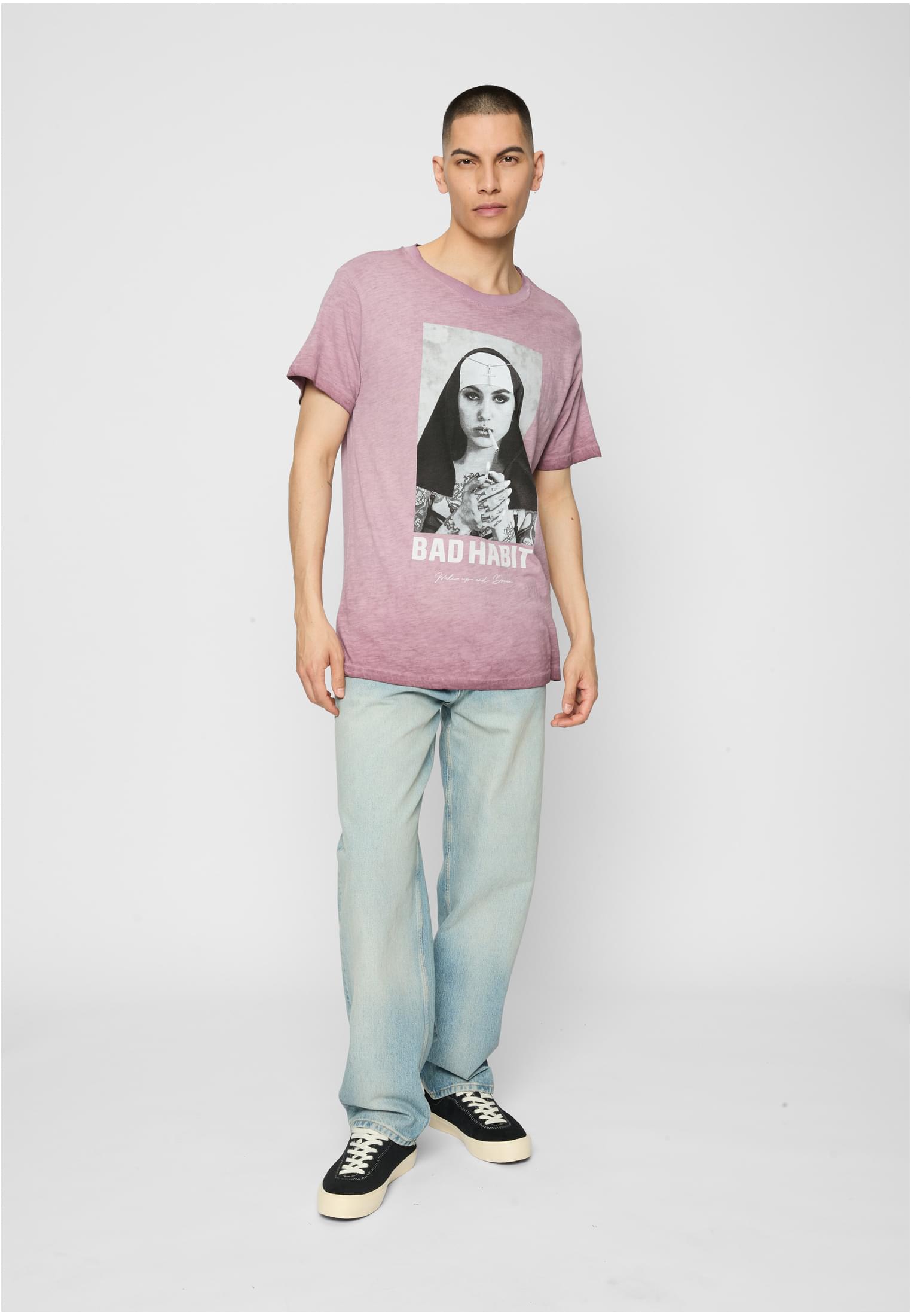 Bad Habit Tee burgundy XXL - workoutbrands.com