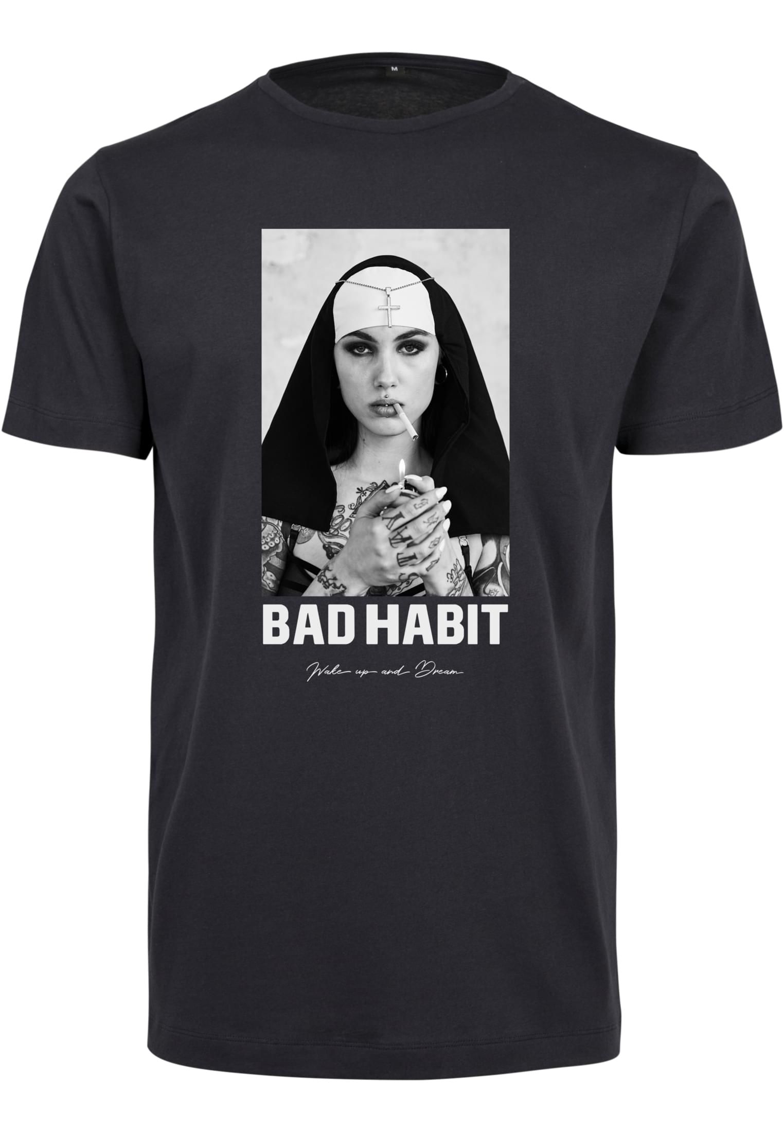 Bad Habit Tee heather grey XXL - workoutbrands.com