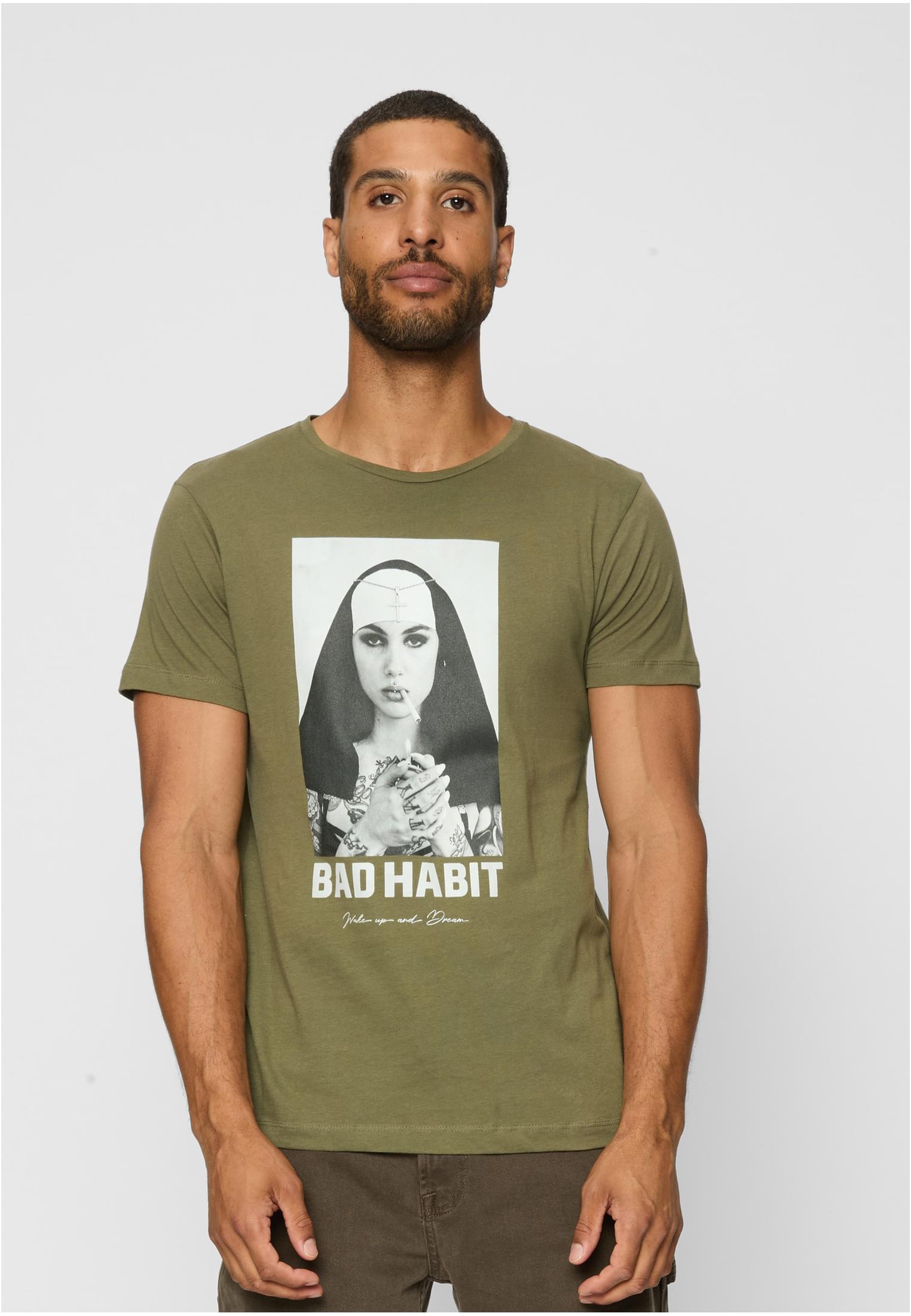 Bad Habit Tee heather grey XXL - workoutbrands.com