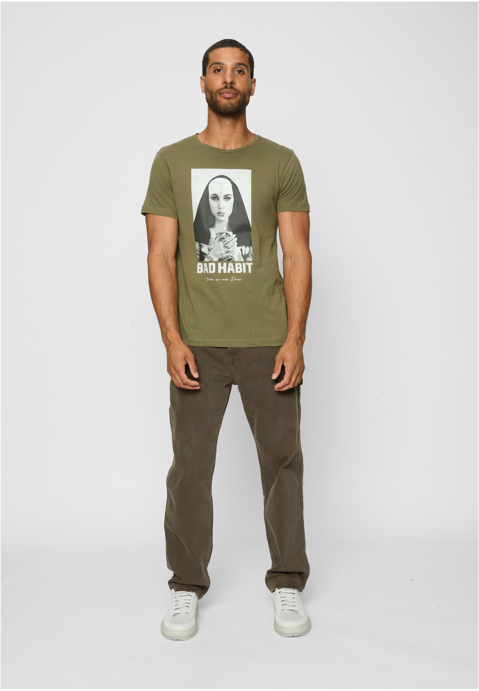 Bad Habit Tee heather grey XXL - workoutbrands.com