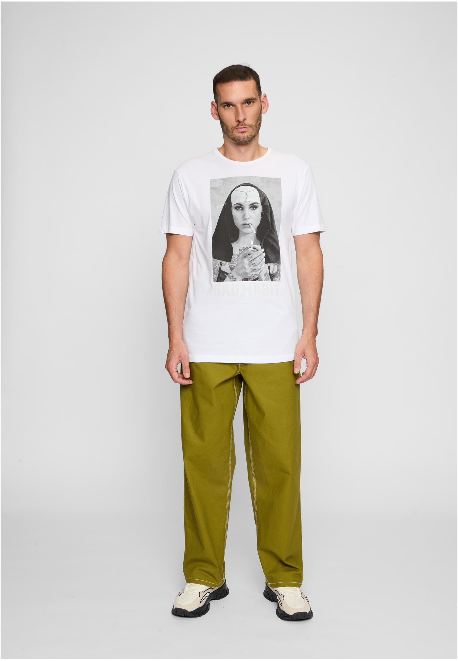 Bad Habit Tee heather grey XXL - workoutbrands.com