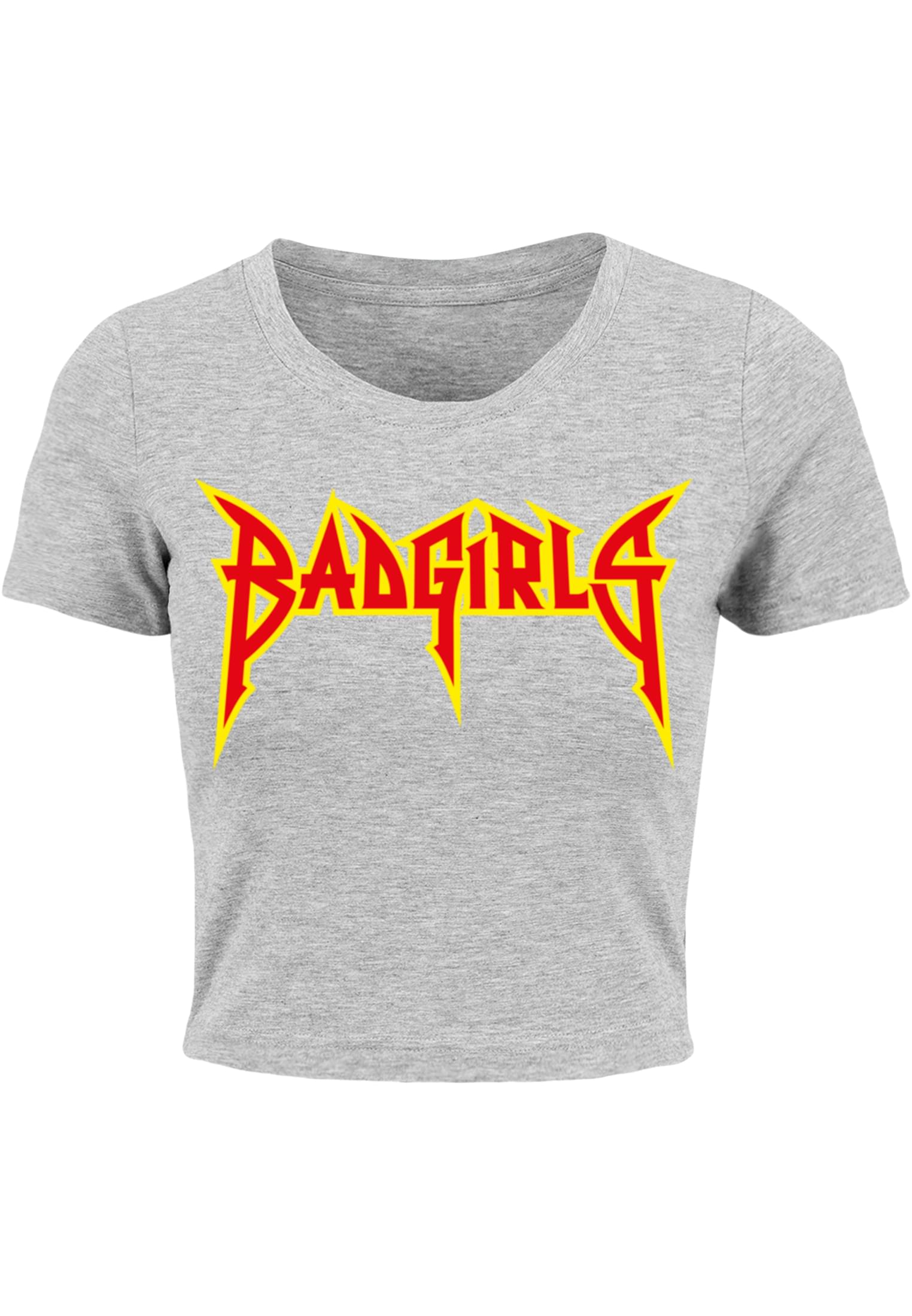 Badgirls Cropped Tee white XXL - workoutbrands.com