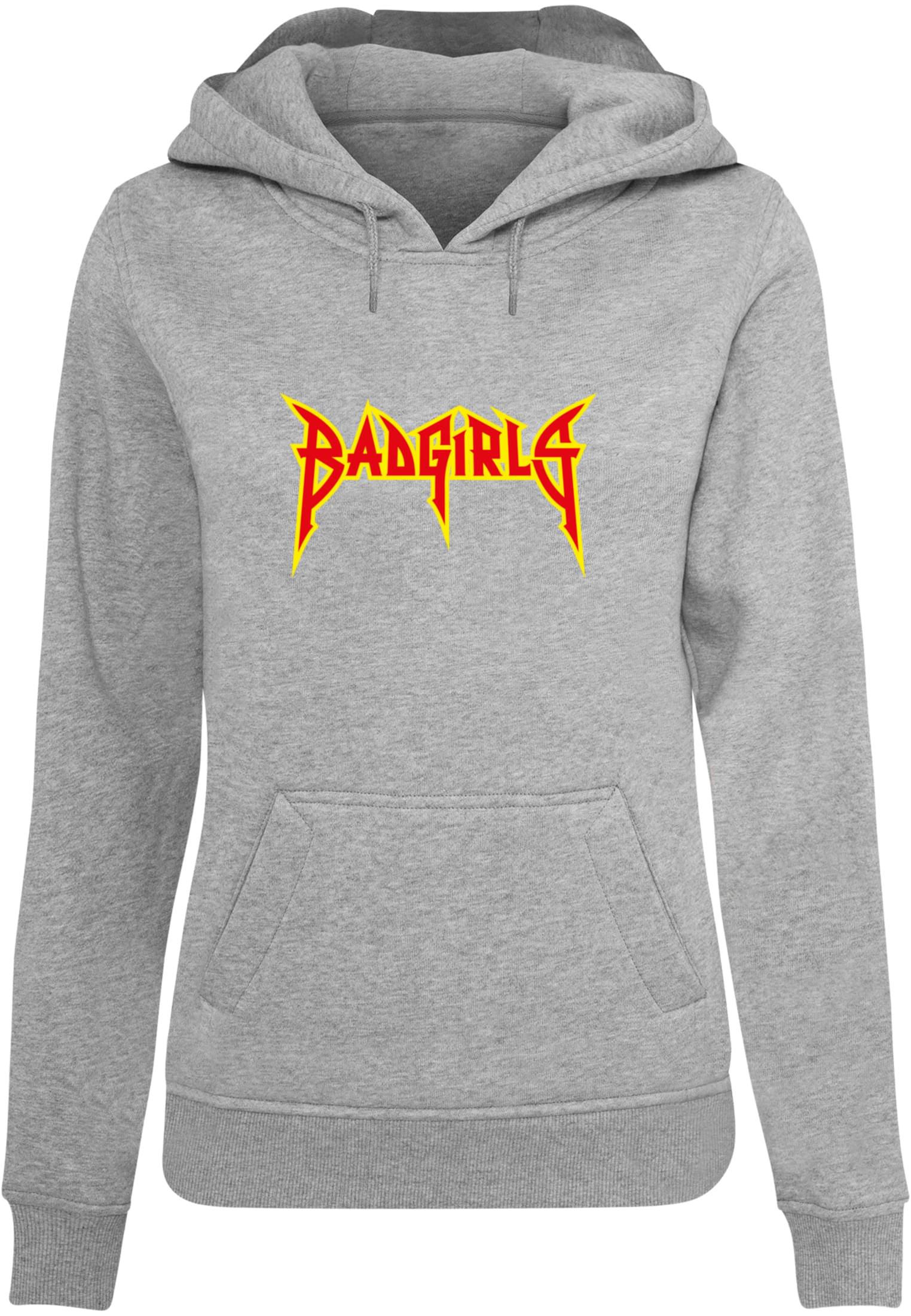 Badgirls Hoody heather grey XXL - workoutbrands.com