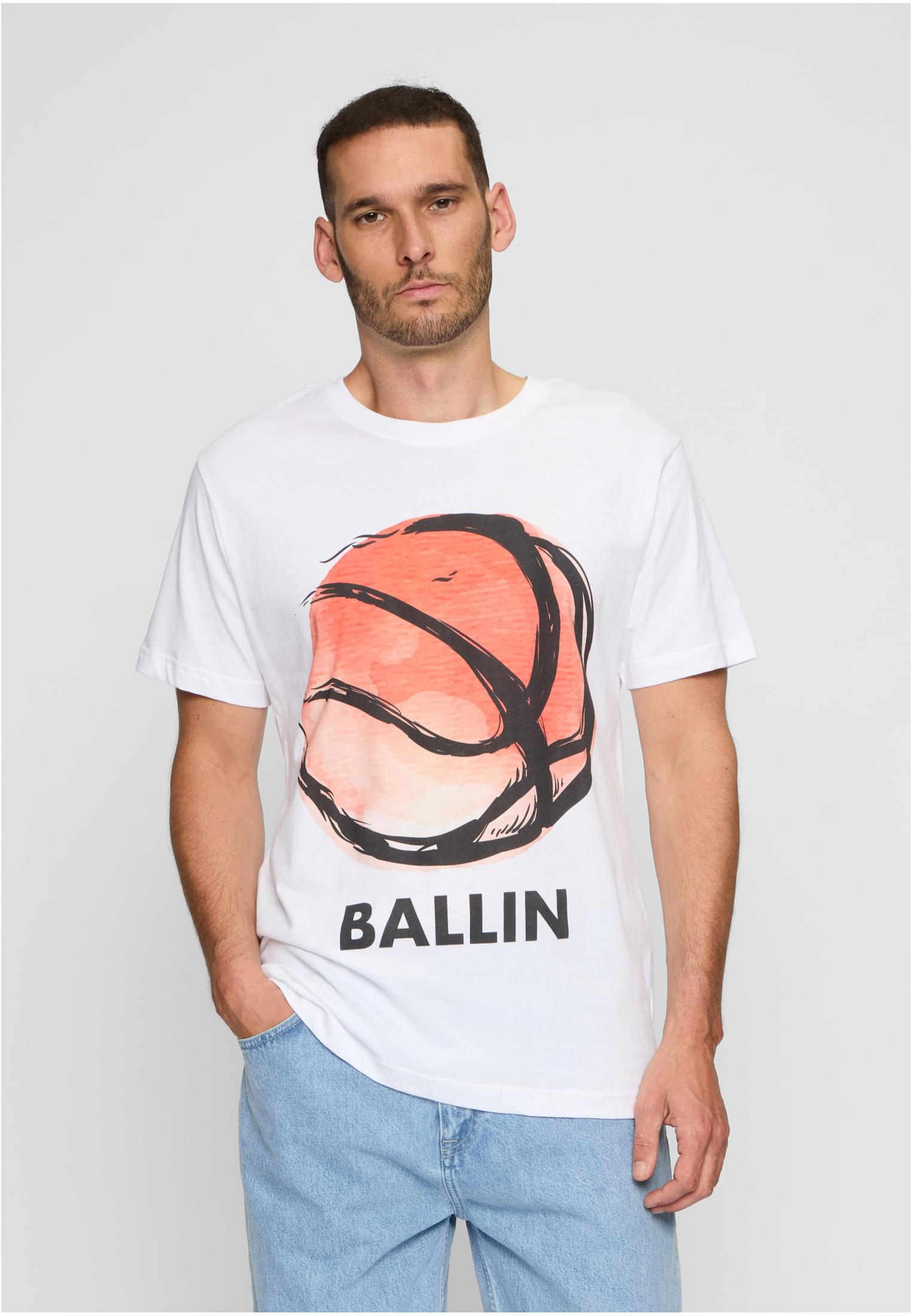 Ball Tee white XXL - workoutbrands.com