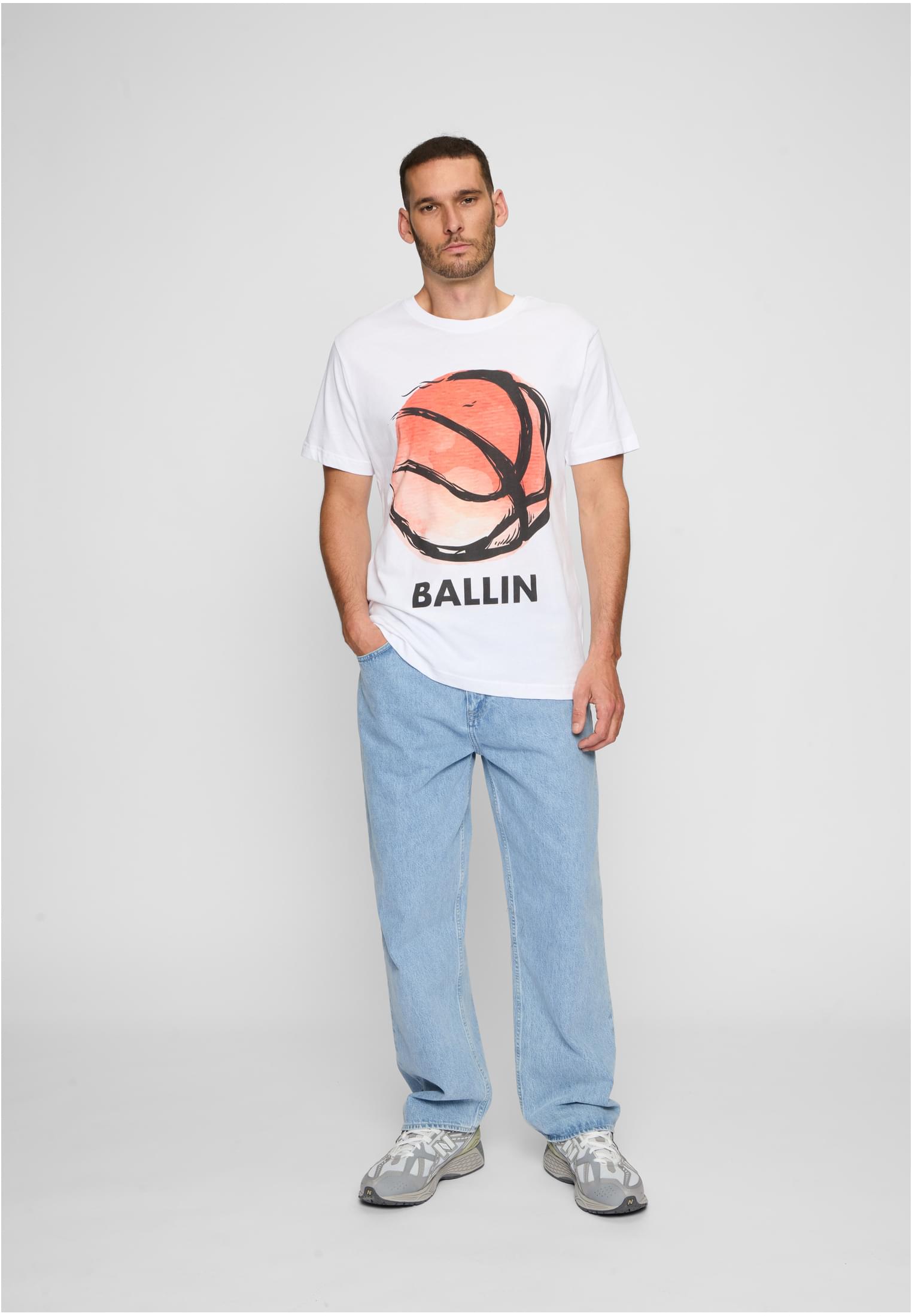 Ball Tee white XXL - workoutbrands.com