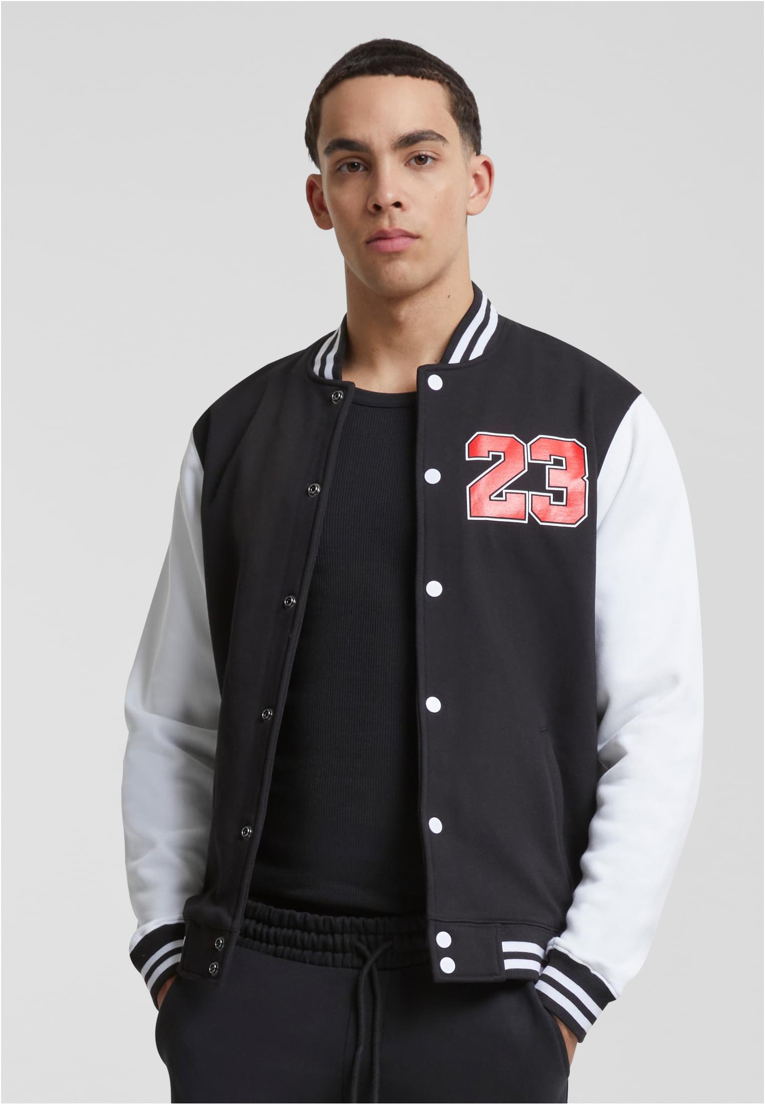 Ballin 23 College Jacket blk/wht XXL - workoutbrands.com