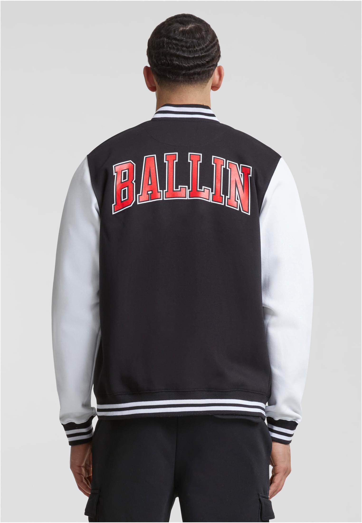 Ballin 23 College Jacket blk/wht XXL - workoutbrands.com