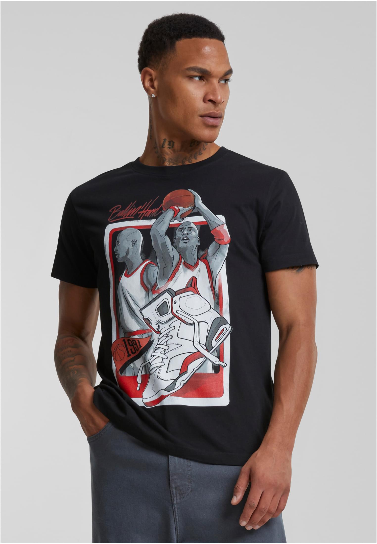 Ballin Hard 1991 Tee black XXL - workoutbrands.com