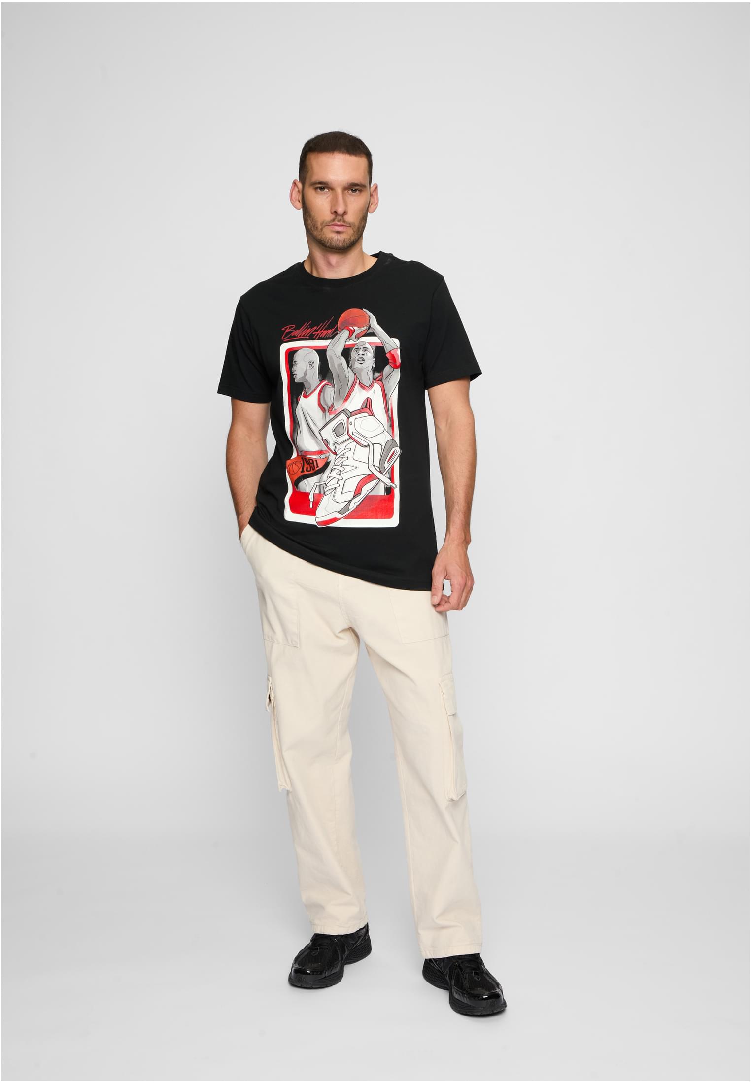 Ballin Hard 1991 Tee black XXL - workoutbrands.com