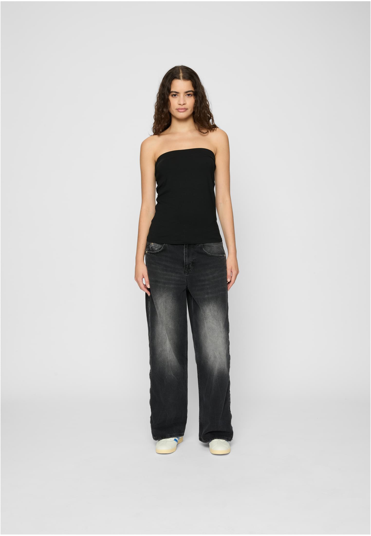 Bandeau Top/Skirt 2in1 black XXL - workoutbrands.com