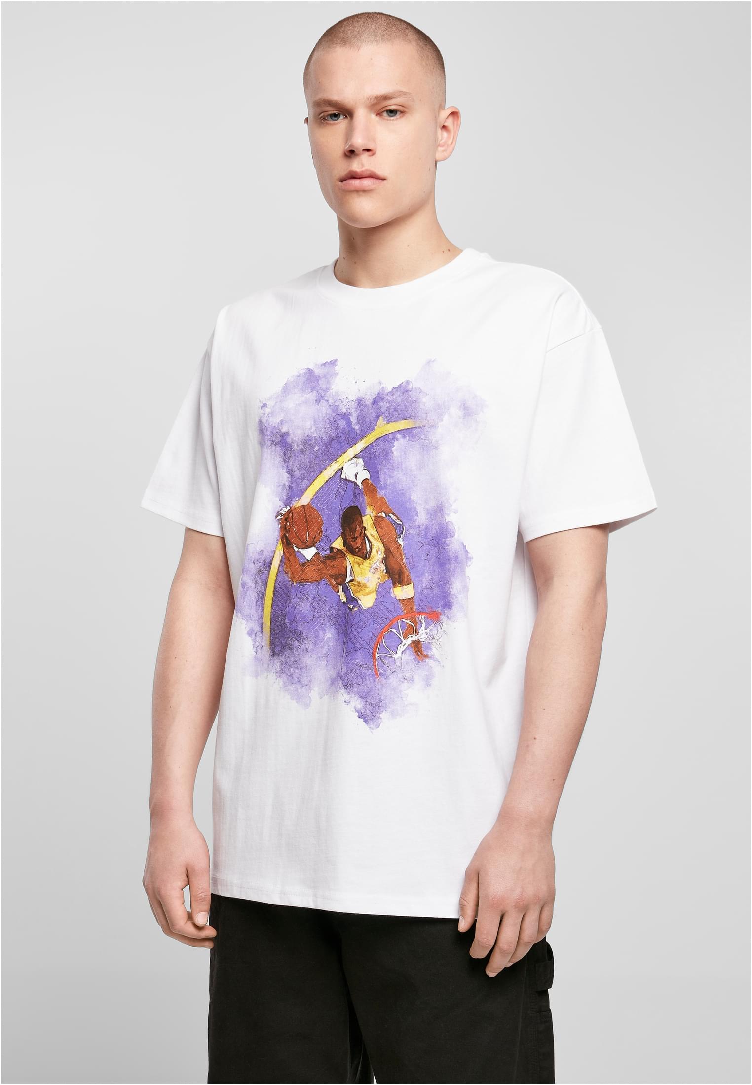 Basketball Clouds 2.0 Oversize Tee white XXL - workoutbrands.com