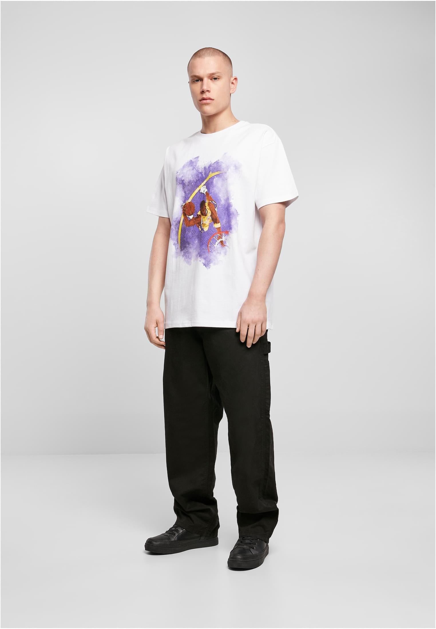 Basketball Clouds 2.0 Oversize Tee white XXL - workoutbrands.com