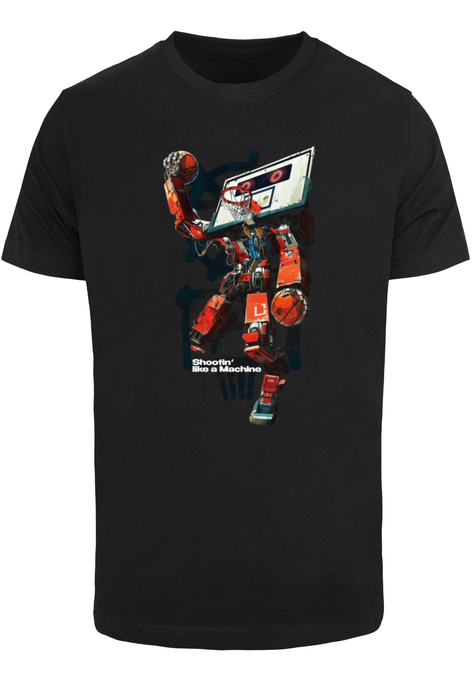 Bball Robot Tee white XXL - workoutbrands.com