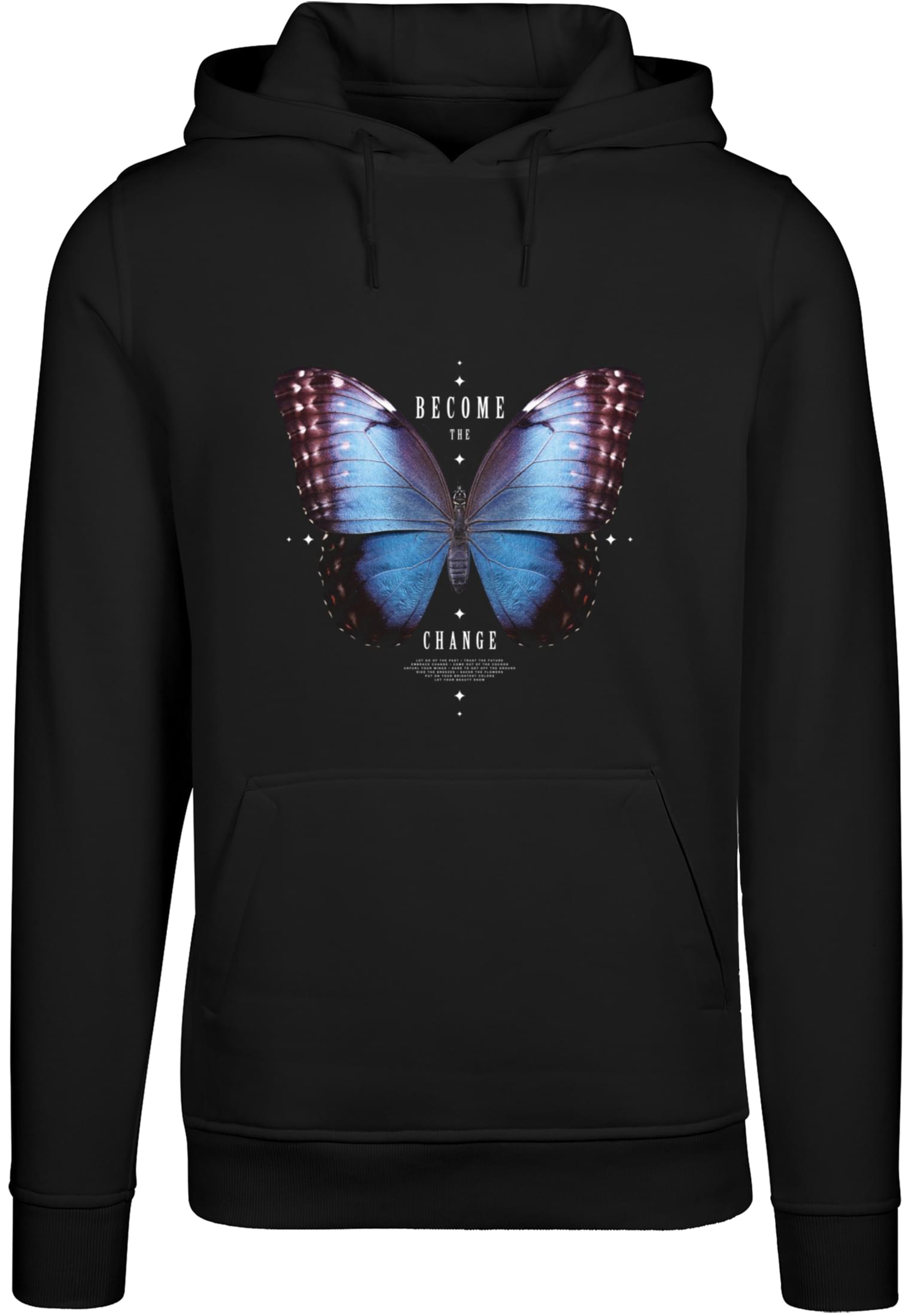Become The Change Butterfly Hoody white XXL - workoutbrands.com