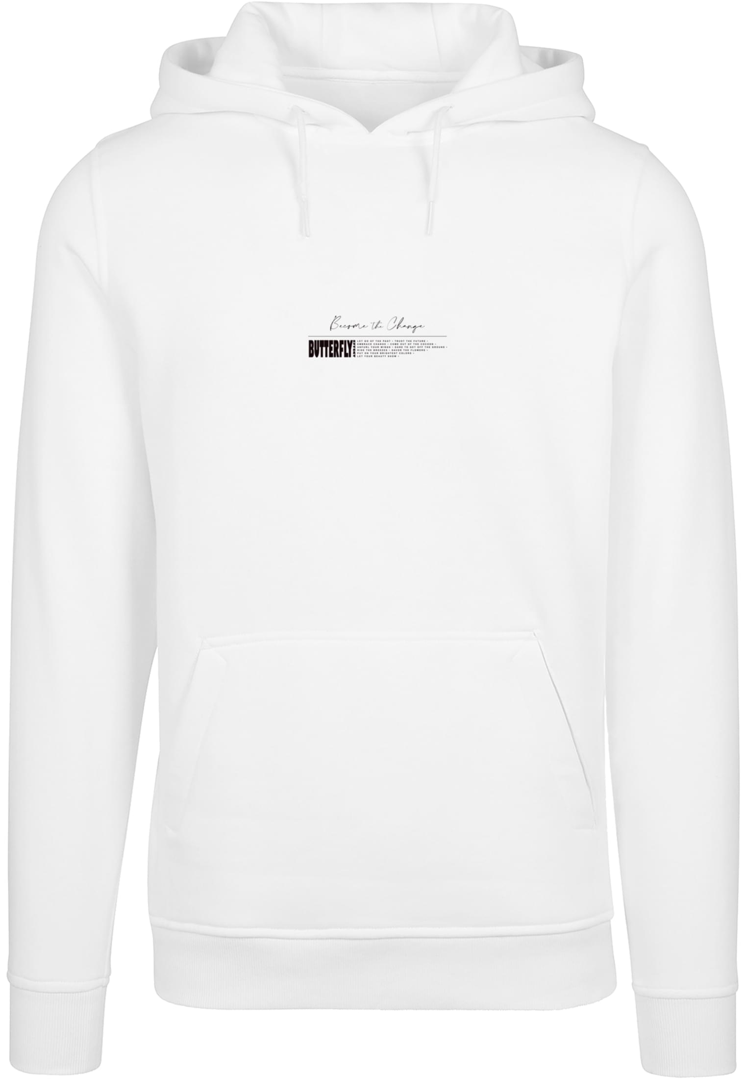 Become the Change Butterfly 2.0 Hoody white XXL - workoutbrands.com