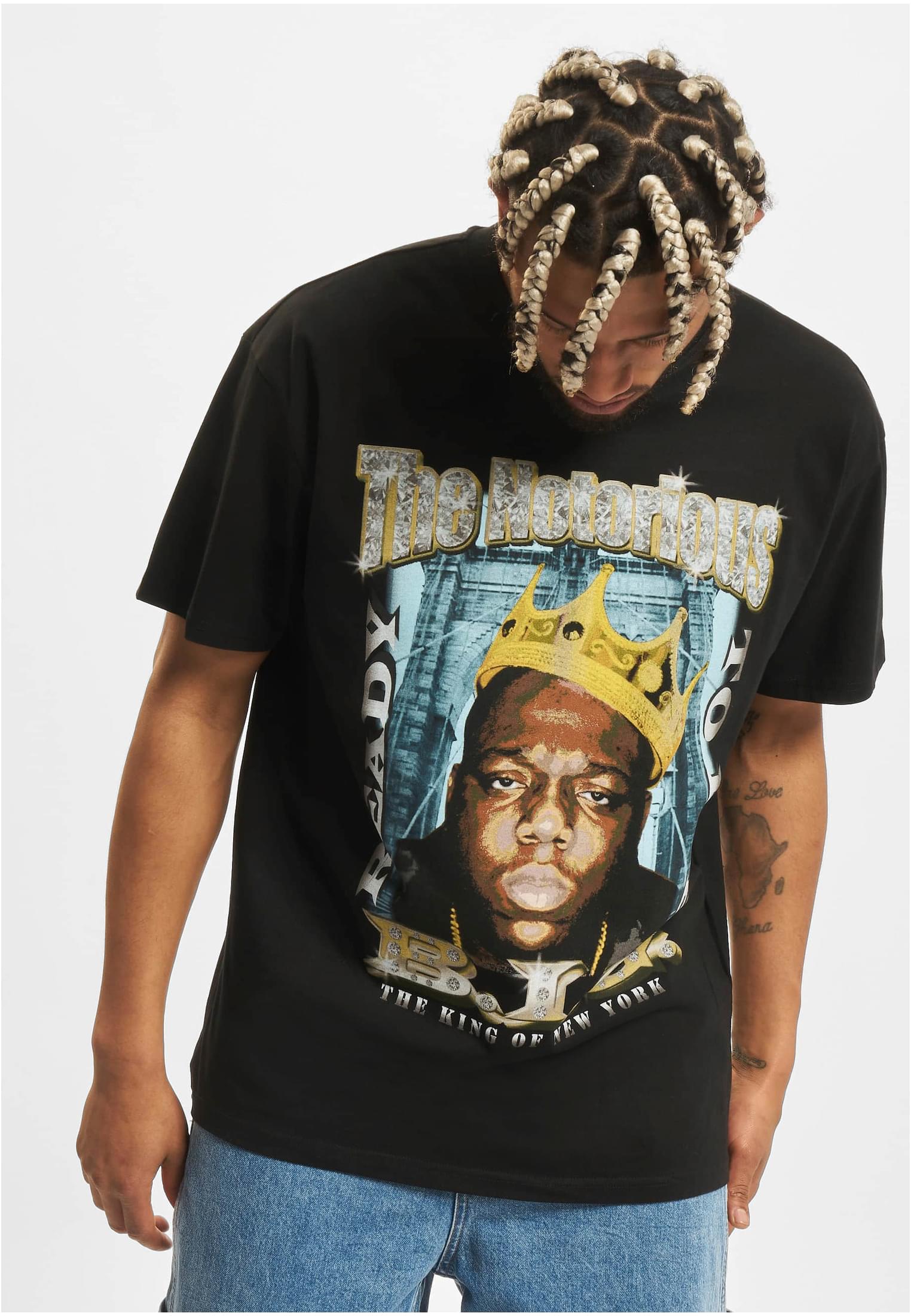 Biggie Crown Oversize Tee black XXL - workoutbrands.com