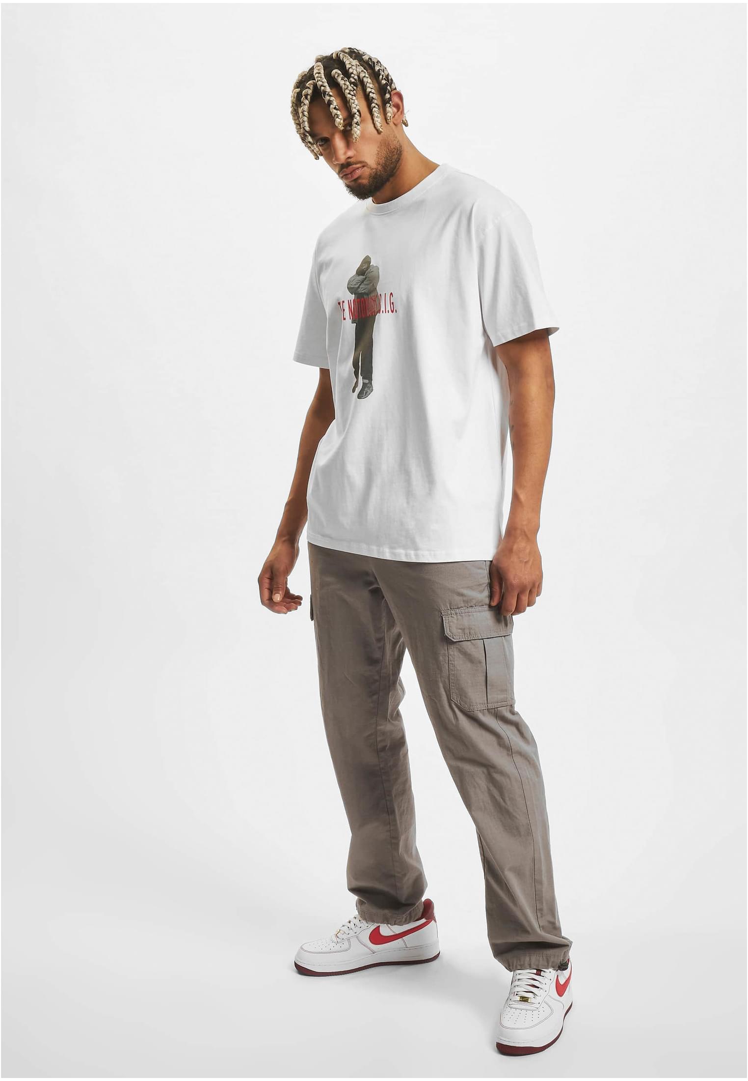 Biggie Smalls Concrete Oversize Tee white XXL - workoutbrands.com