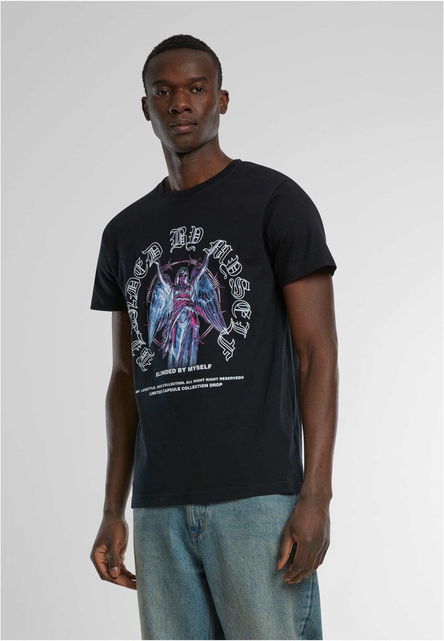 Blinded By Myself Tee black XXL - workoutbrands.com