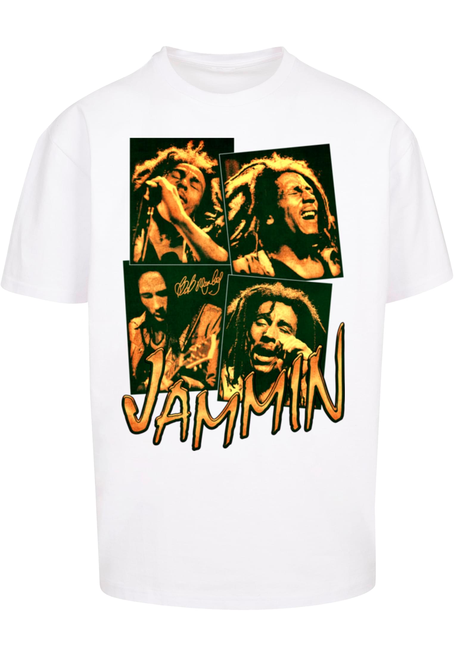 Bob Marley Jammin Live Oversize Tee white XXL - workoutbrands.com