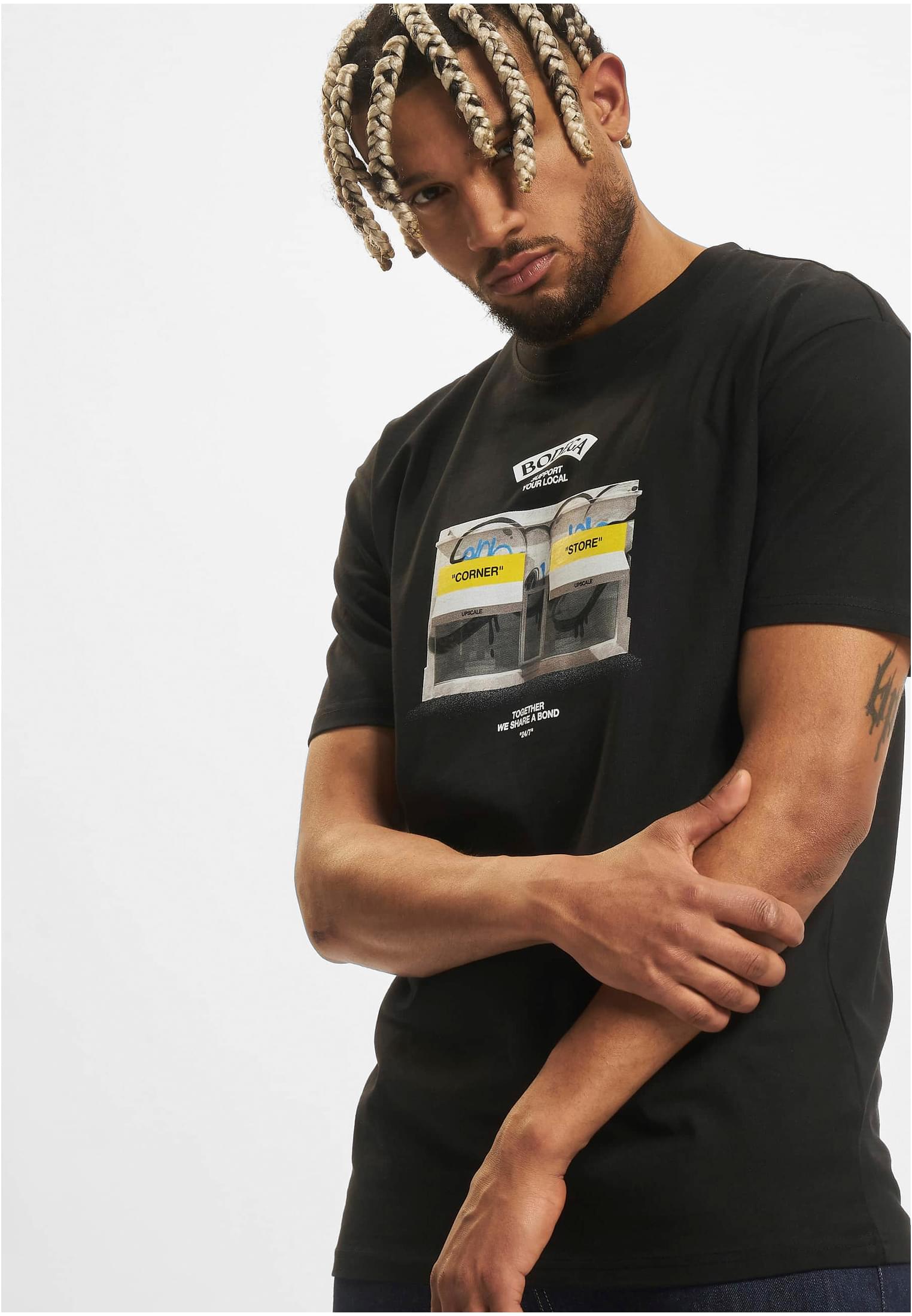 Bodega Oversize Tee black XXL - workoutbrands.com