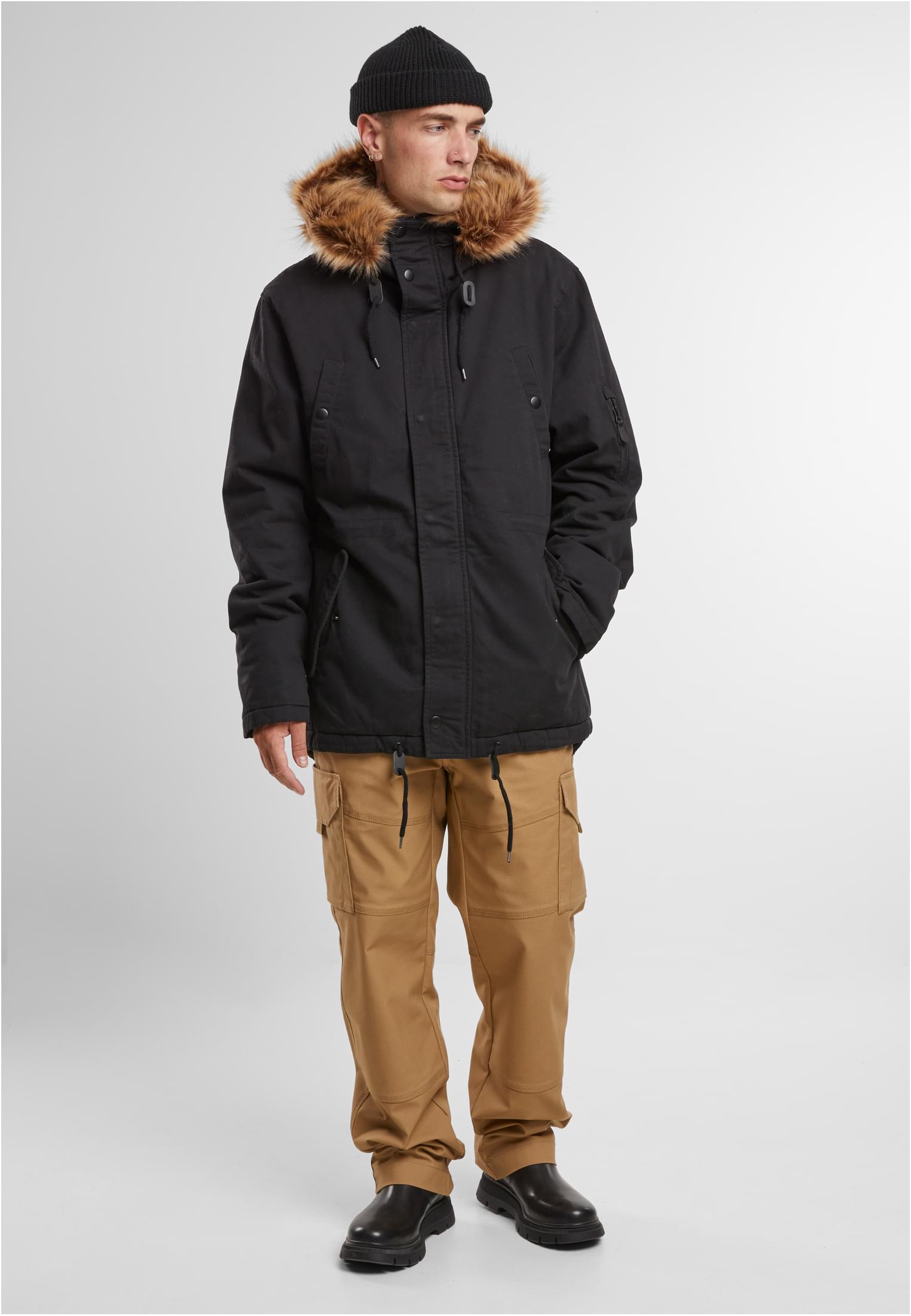 Brandit Men Fish Tail Parka antracite XXL - workoutbrands.com