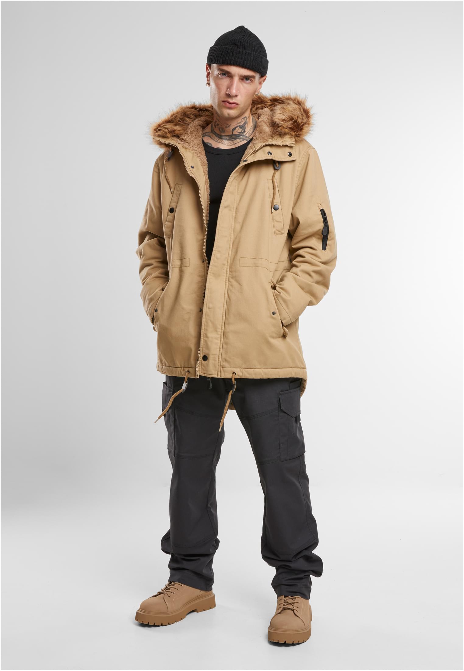 Brandit Men Fish Tail Parka antracite XXL - workoutbrands.com