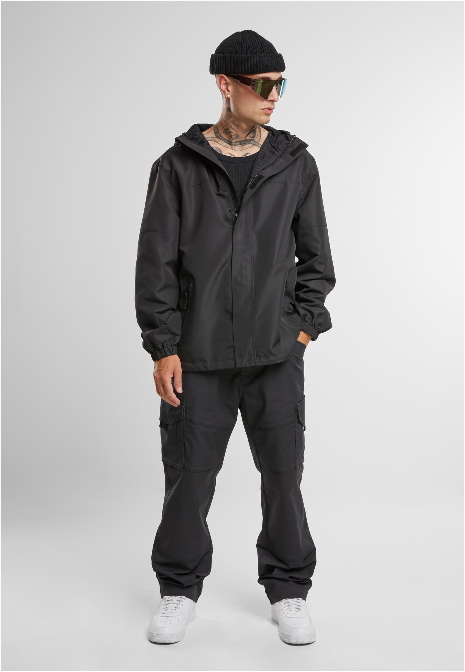 Brandit Men Light Windbreaker Frontzip olive XXL - workoutbrands.com