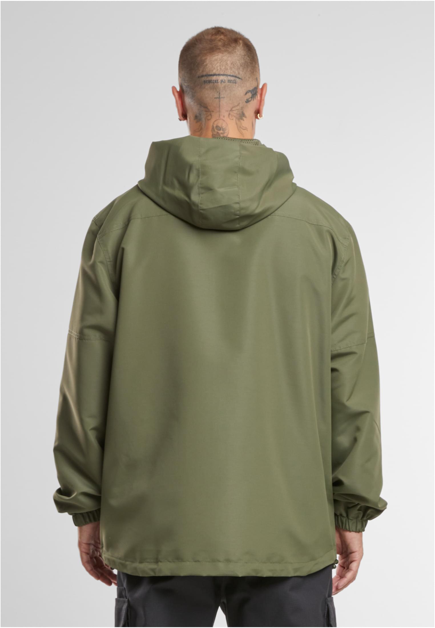 Brandit Men Light Windbreaker Frontzip olive XXL - workoutbrands.com