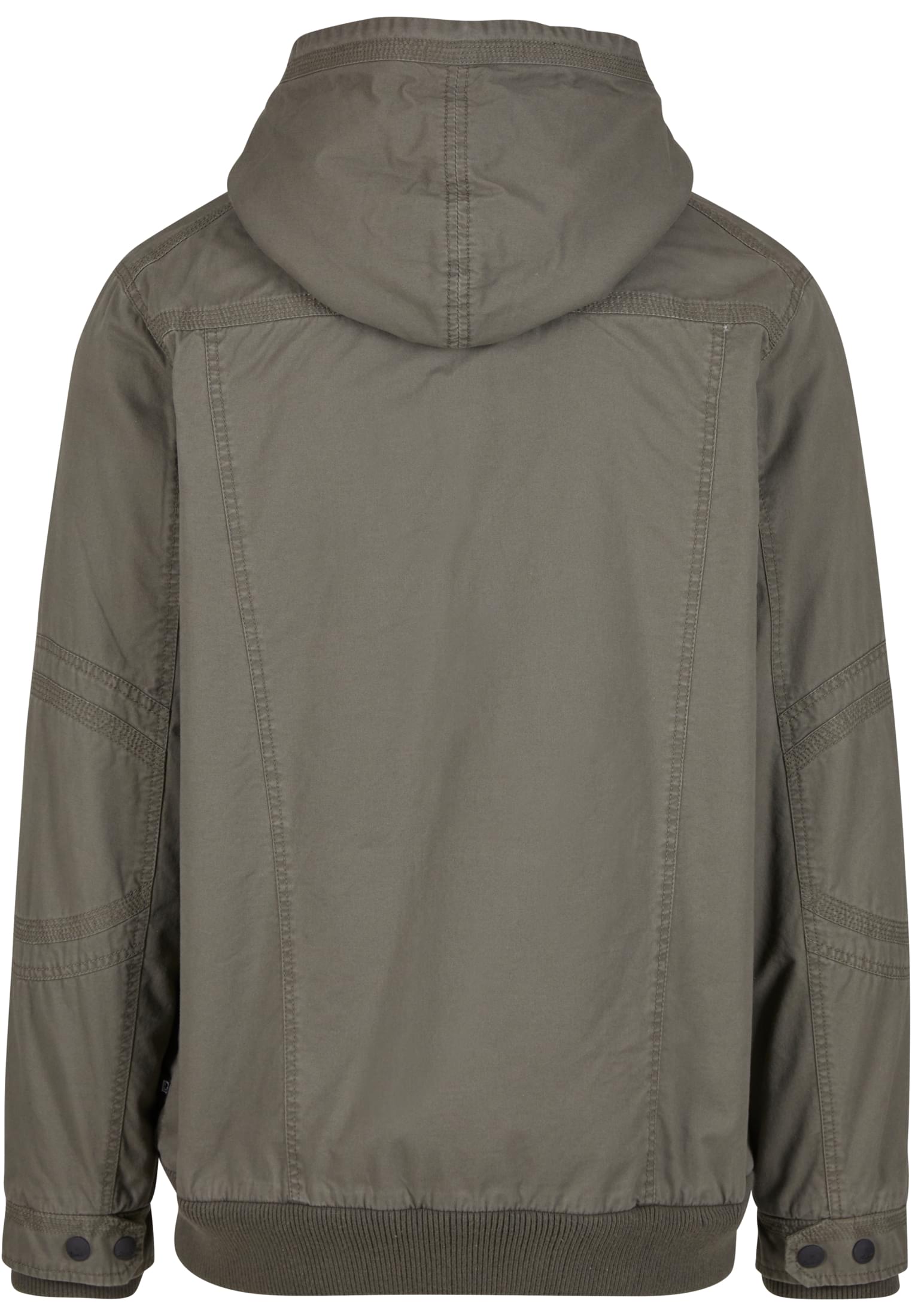 Baksidan av den olivgröna jackan B Meadow Jacket för herr.