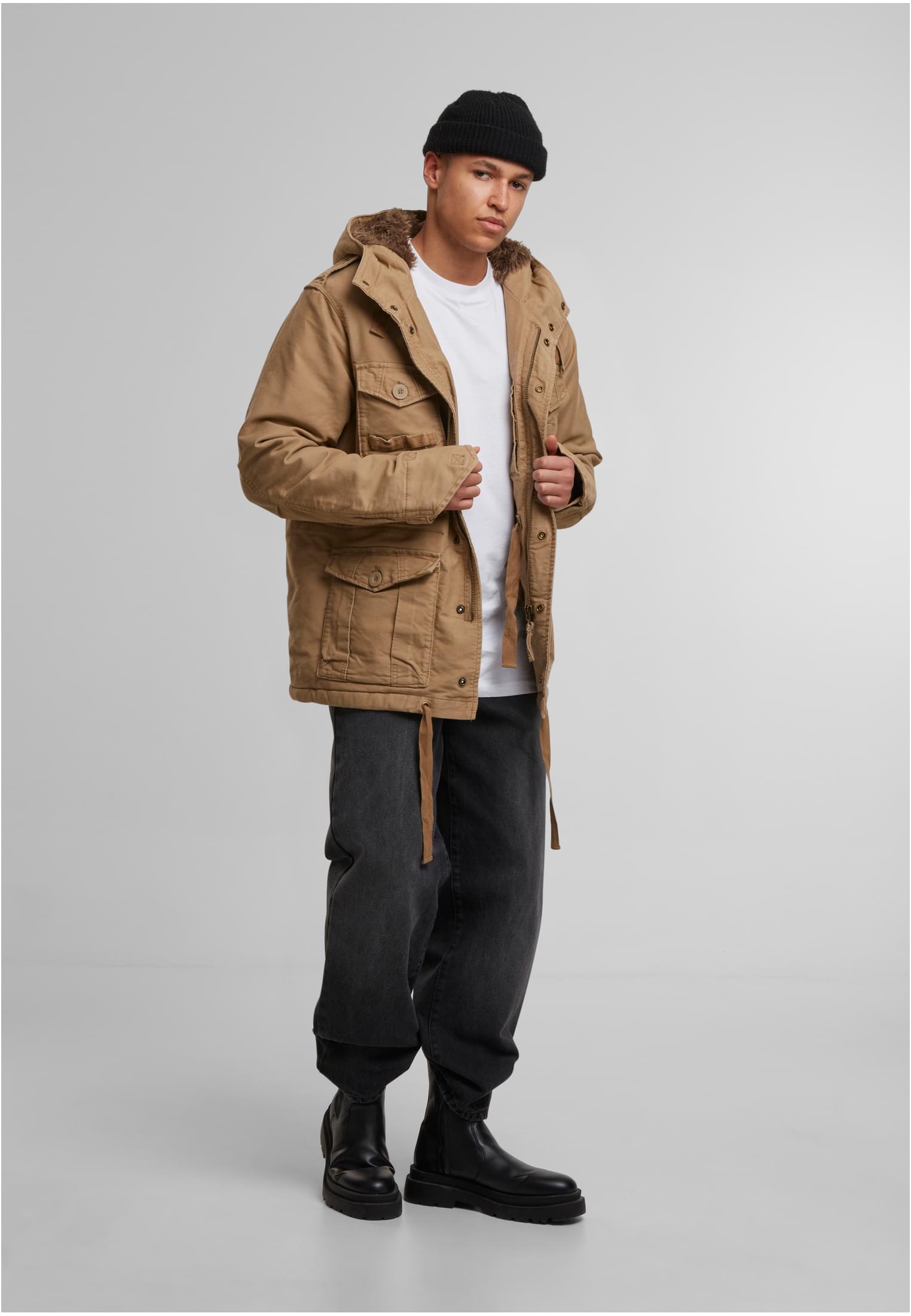 Brandit Men Respite Jacket camel XXL - workoutbrands.com