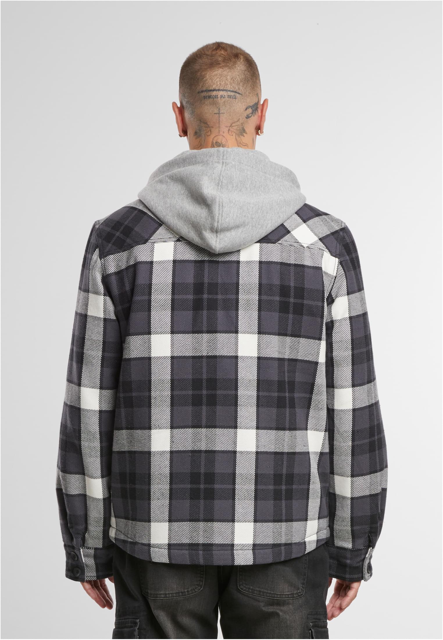 Brandit Top Heavy Twill Jacket black/white/grey XXL - workoutbrands.com