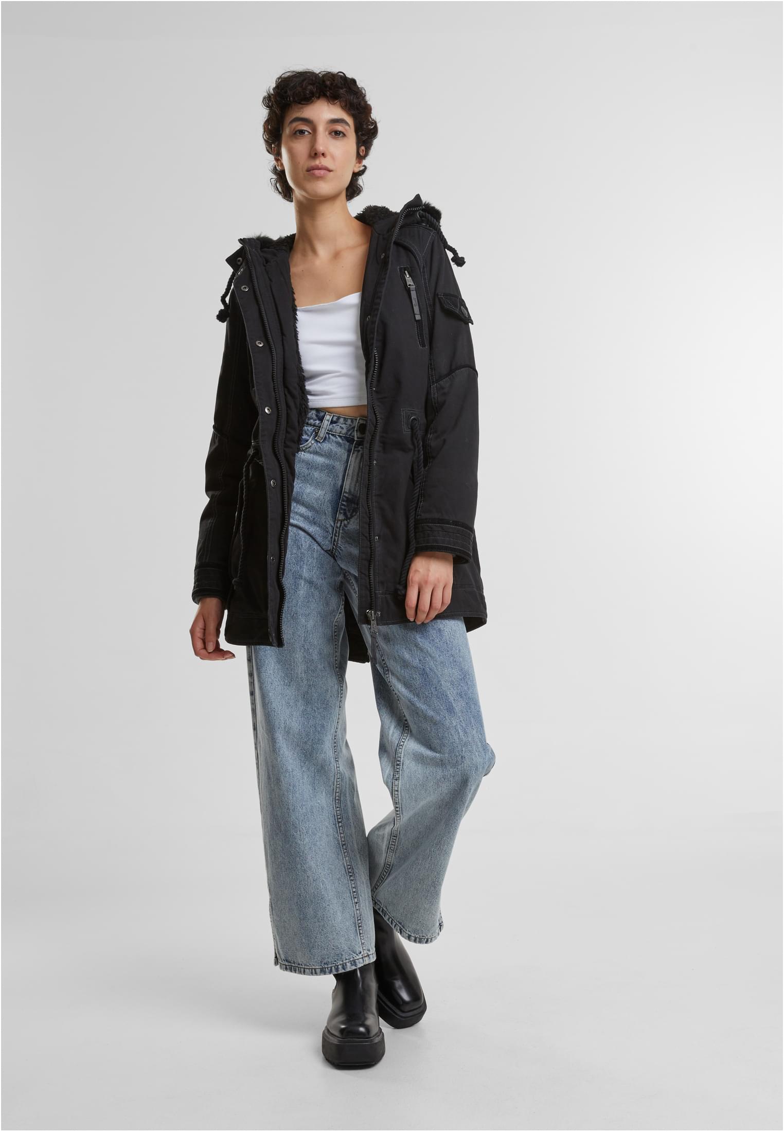 Brandit Women Emma Winterparka olive XS - workoutbrands.com