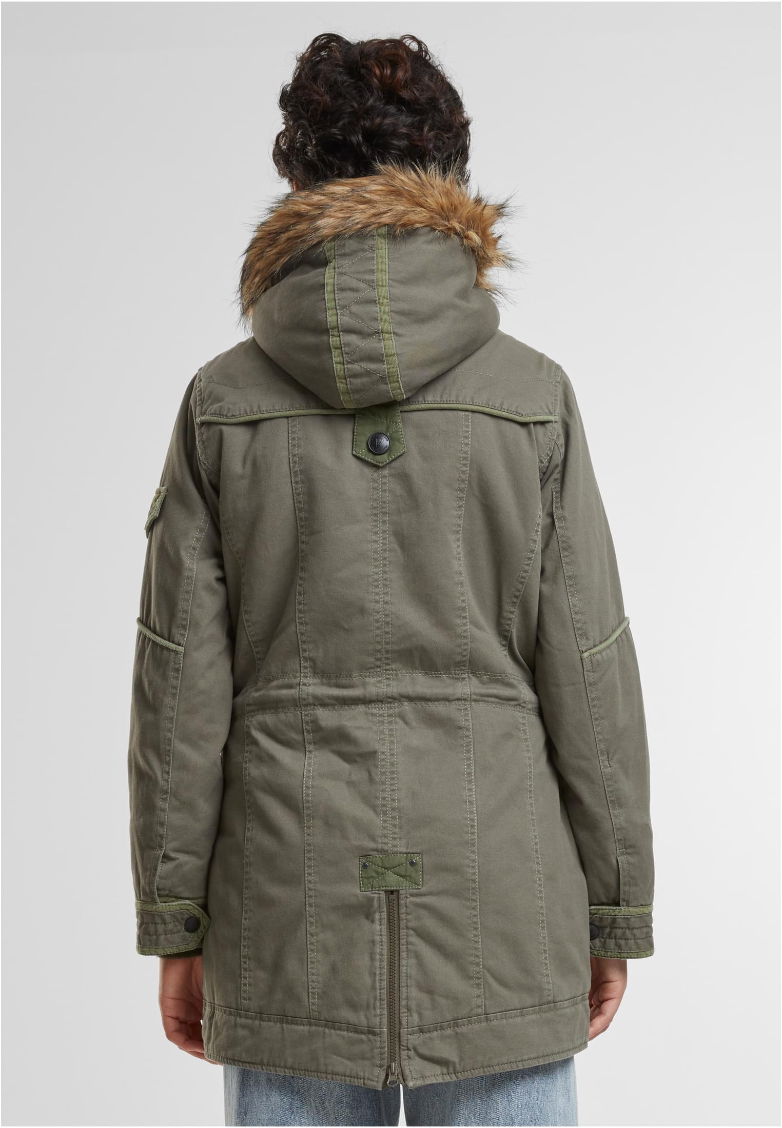 Brandit Women Emma Winterparka olive XS - workoutbrands.com