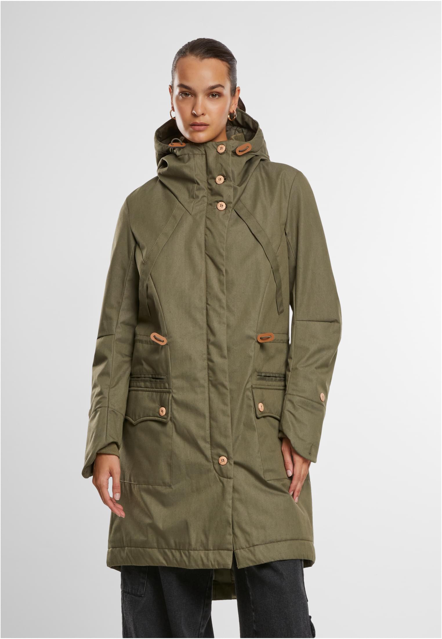 Brandit Women Mayleene Winterparka olive XS - workoutbrands.com