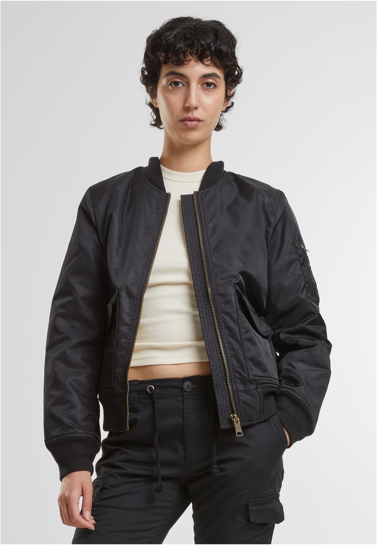 Brandit Women Sherpa Jacket olive XS - workoutbrands.com