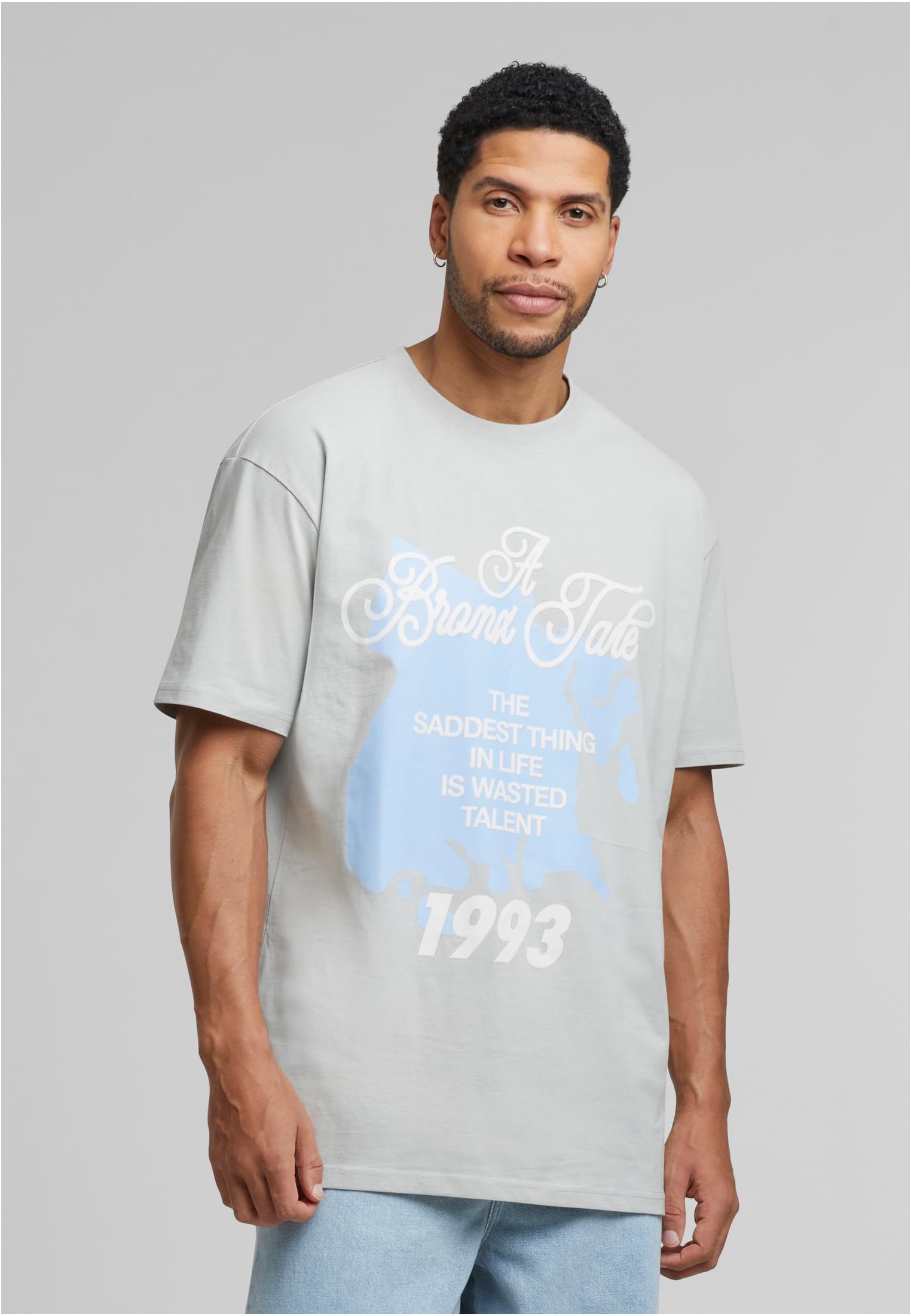 Bronx Tale Oversize Tee lightasphalt XXL - workoutbrands.com