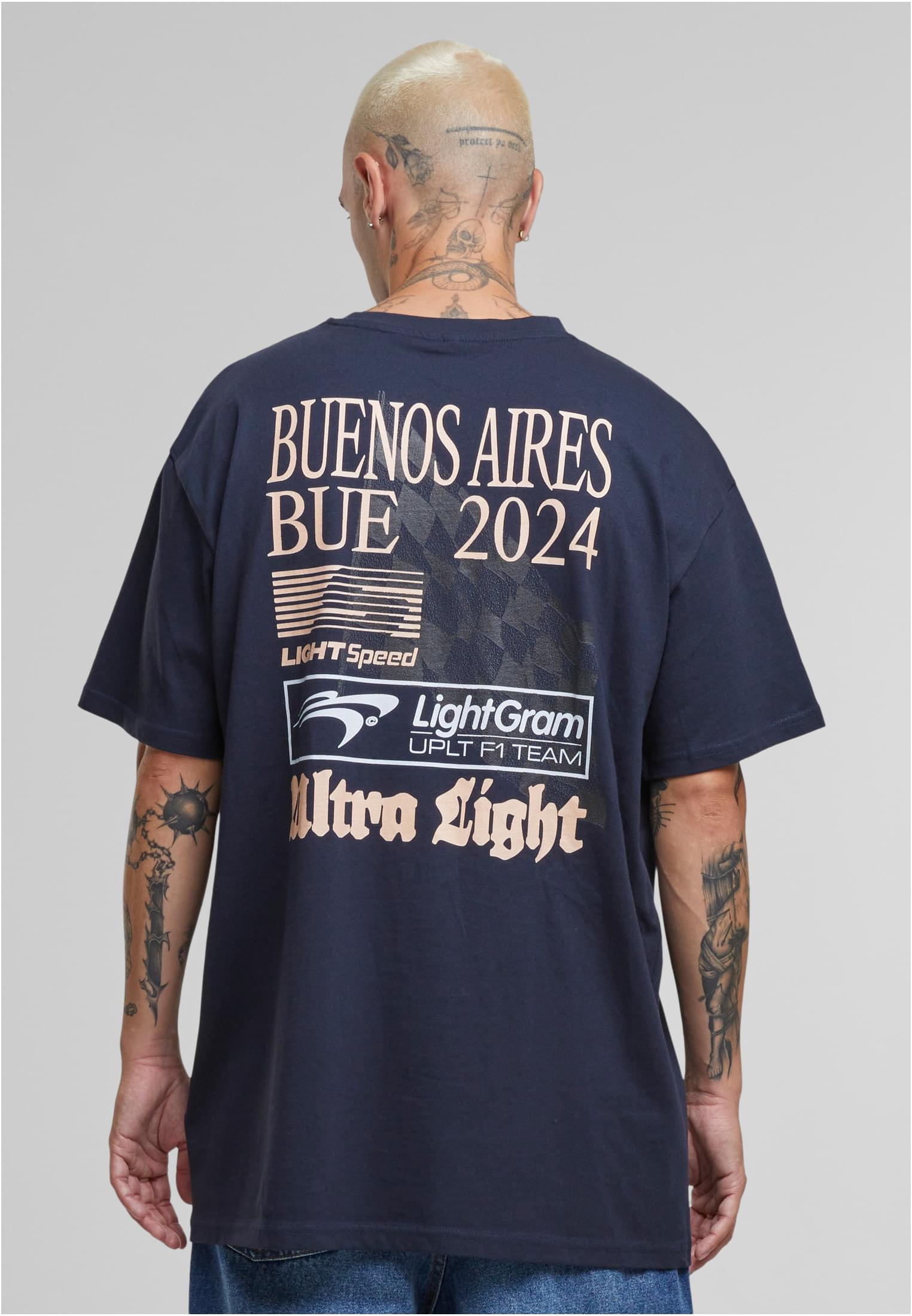 Buenos Aires Oversize Tee navy XXL - workoutbrands.com