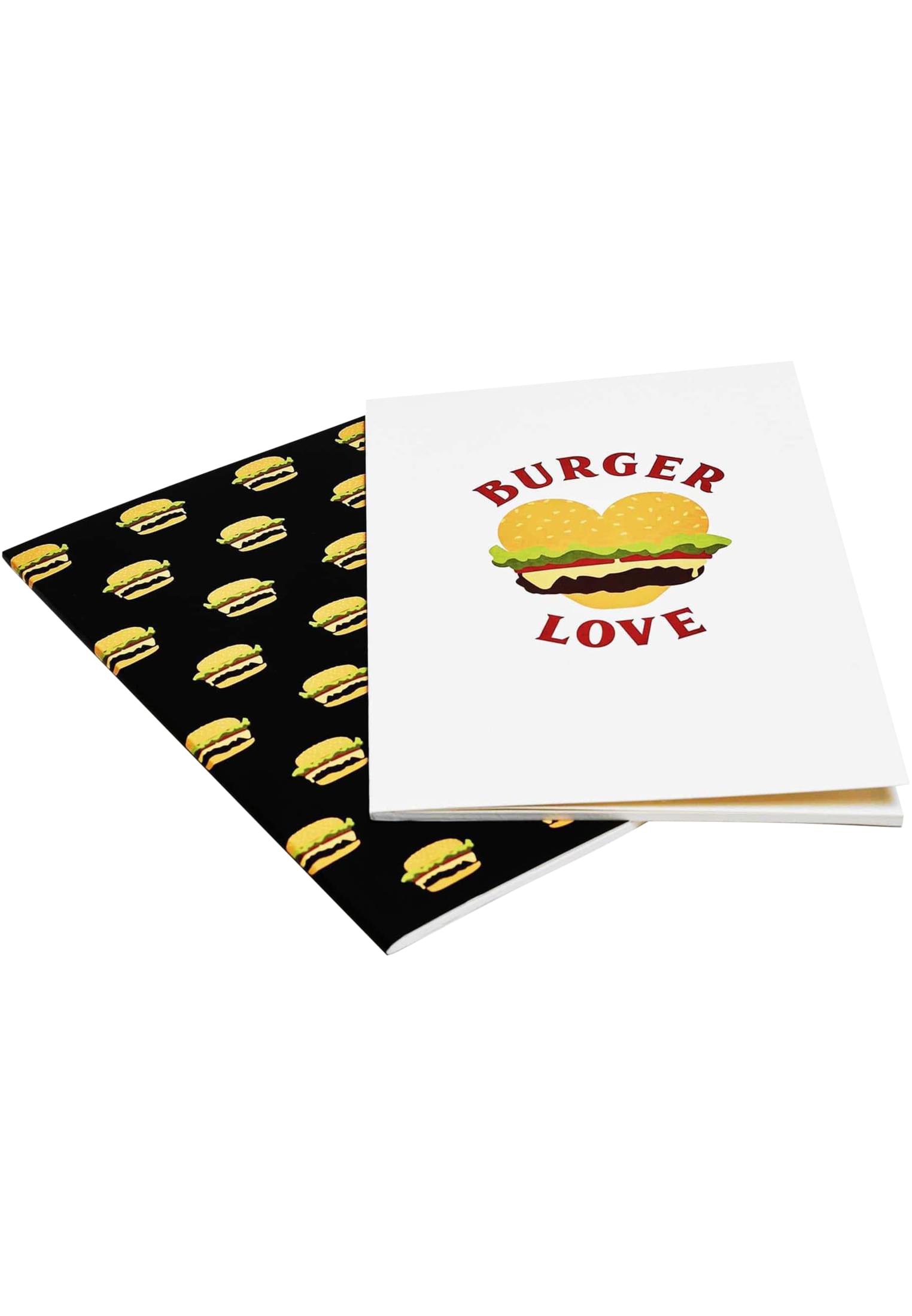Burger Love Exercise Book 2-Pack white/multicolor one size - workoutbrands.com